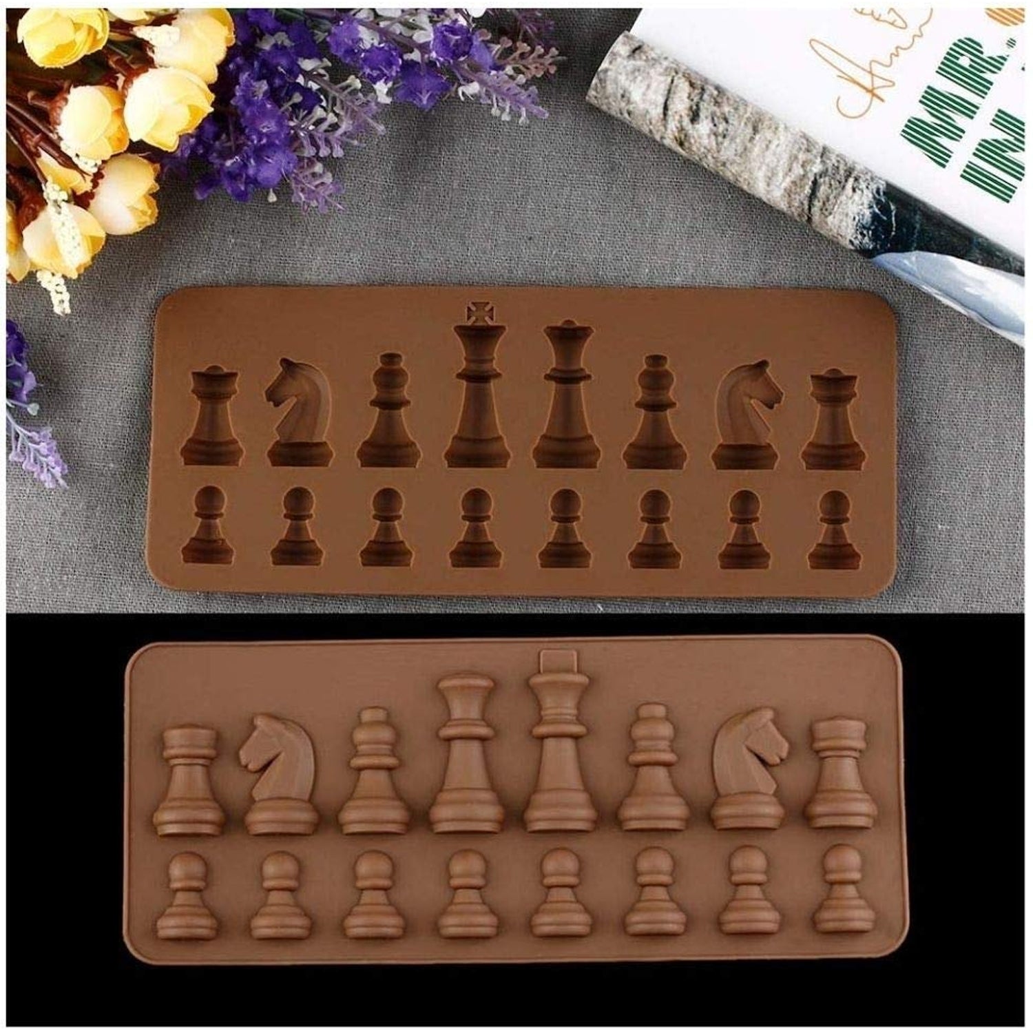 Silicone Chocolate Mould Chess Shape (1 Pc)