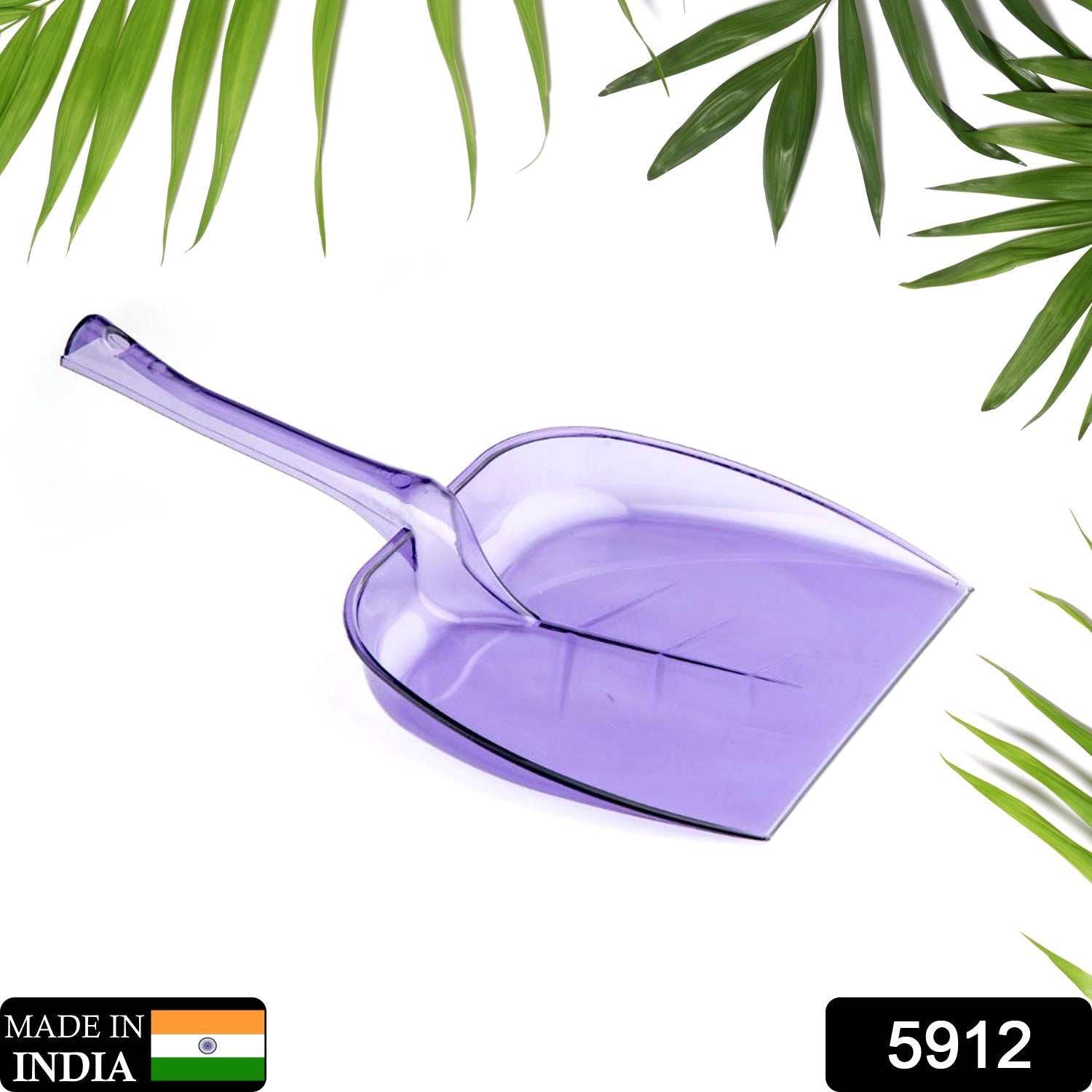 Big plastic dustpan with long handle