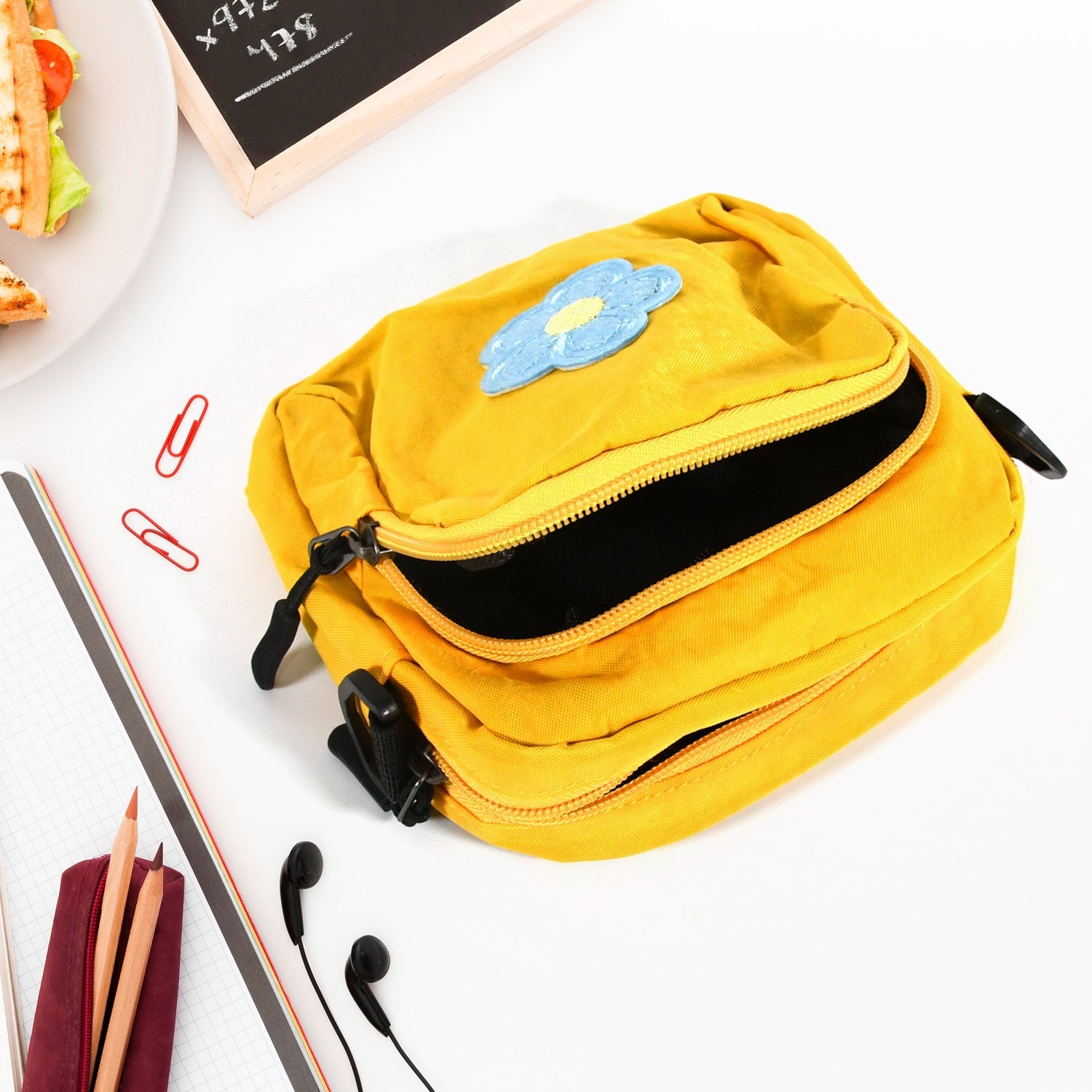 Shoulder Bag, Solid Color Sweet Shoulder Crossbody Bag, Student Trendy Cute Small Square Bag (1 Pc)