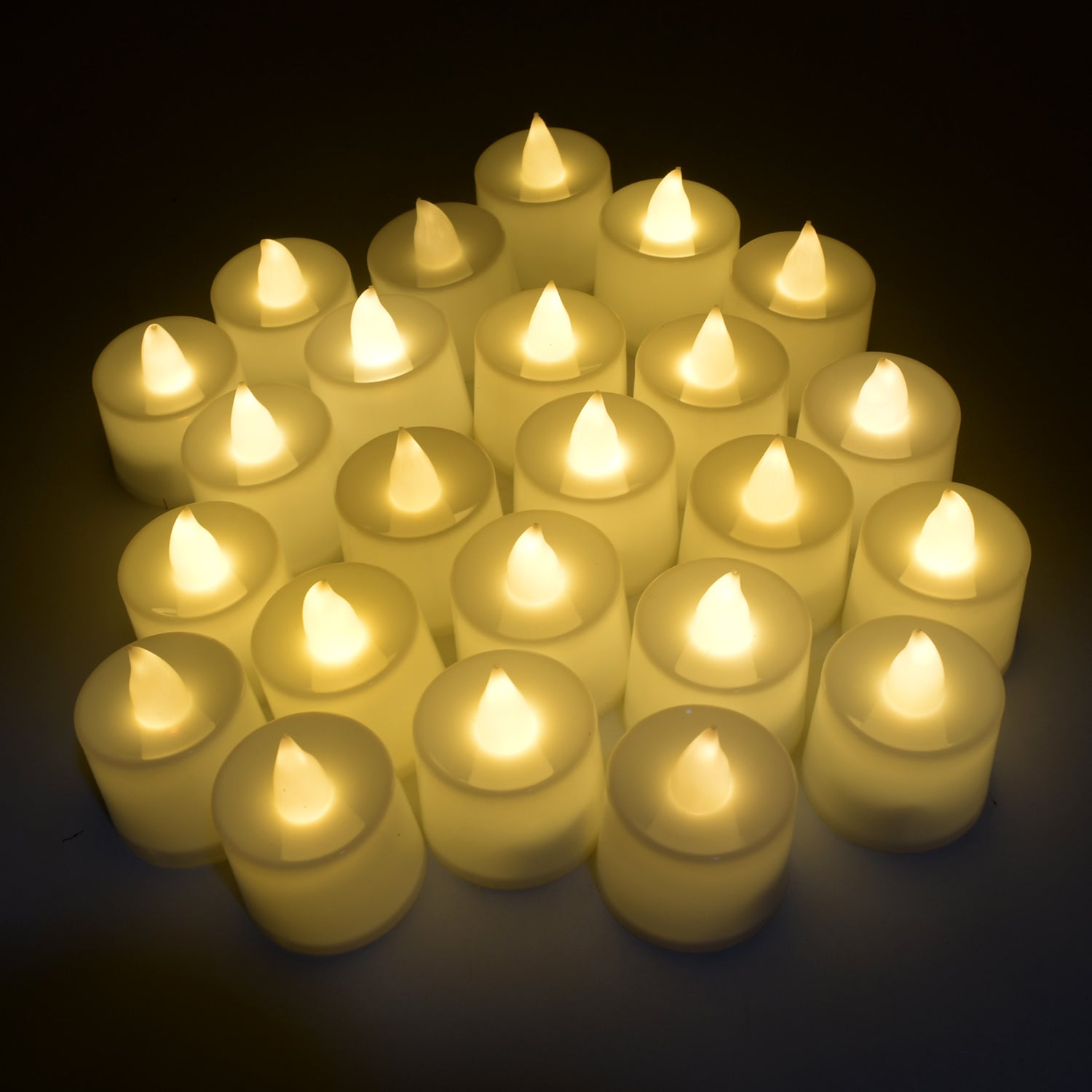 Bright LED tealights for celebration lighting