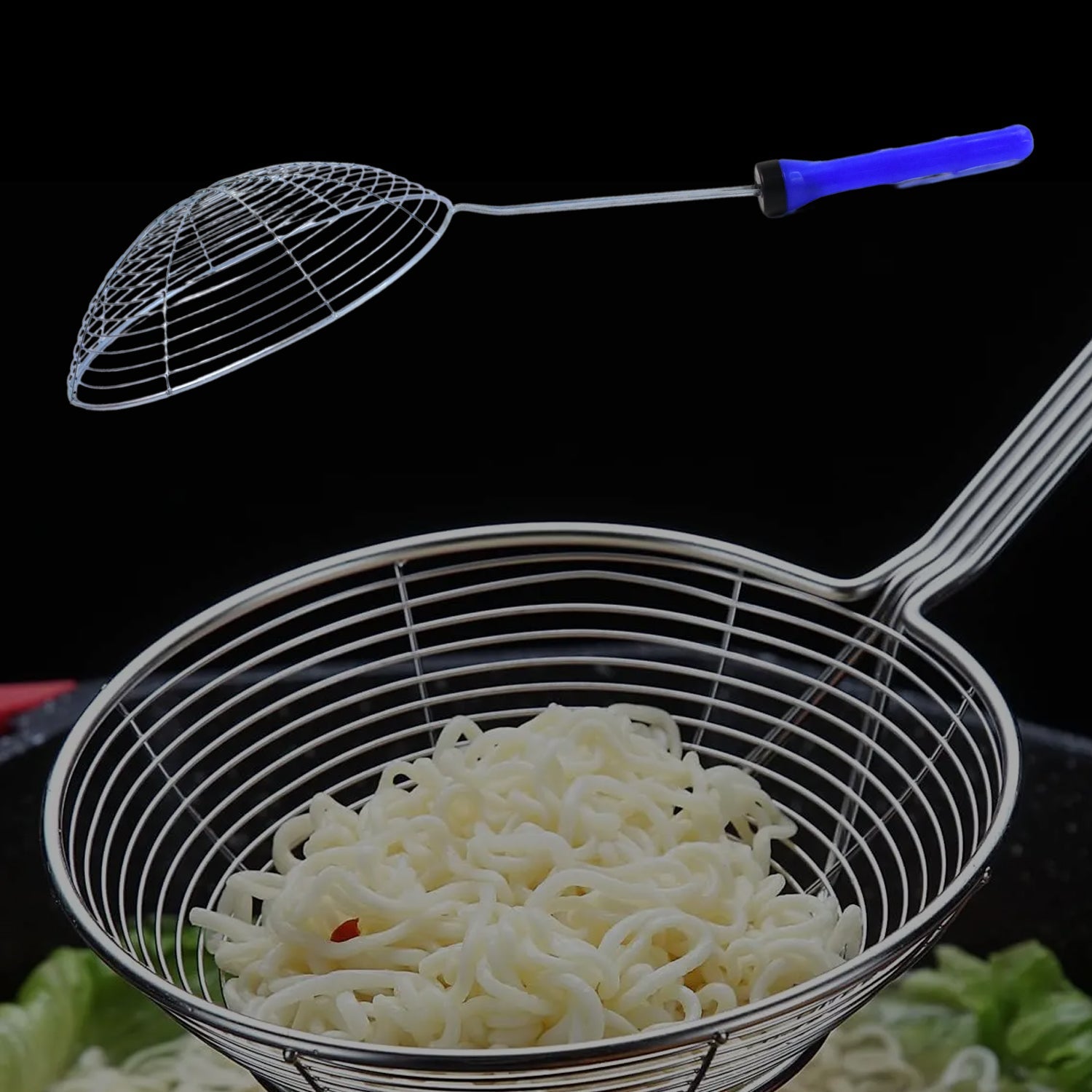 Stainless Steel Deep Fry Strainer (Big)