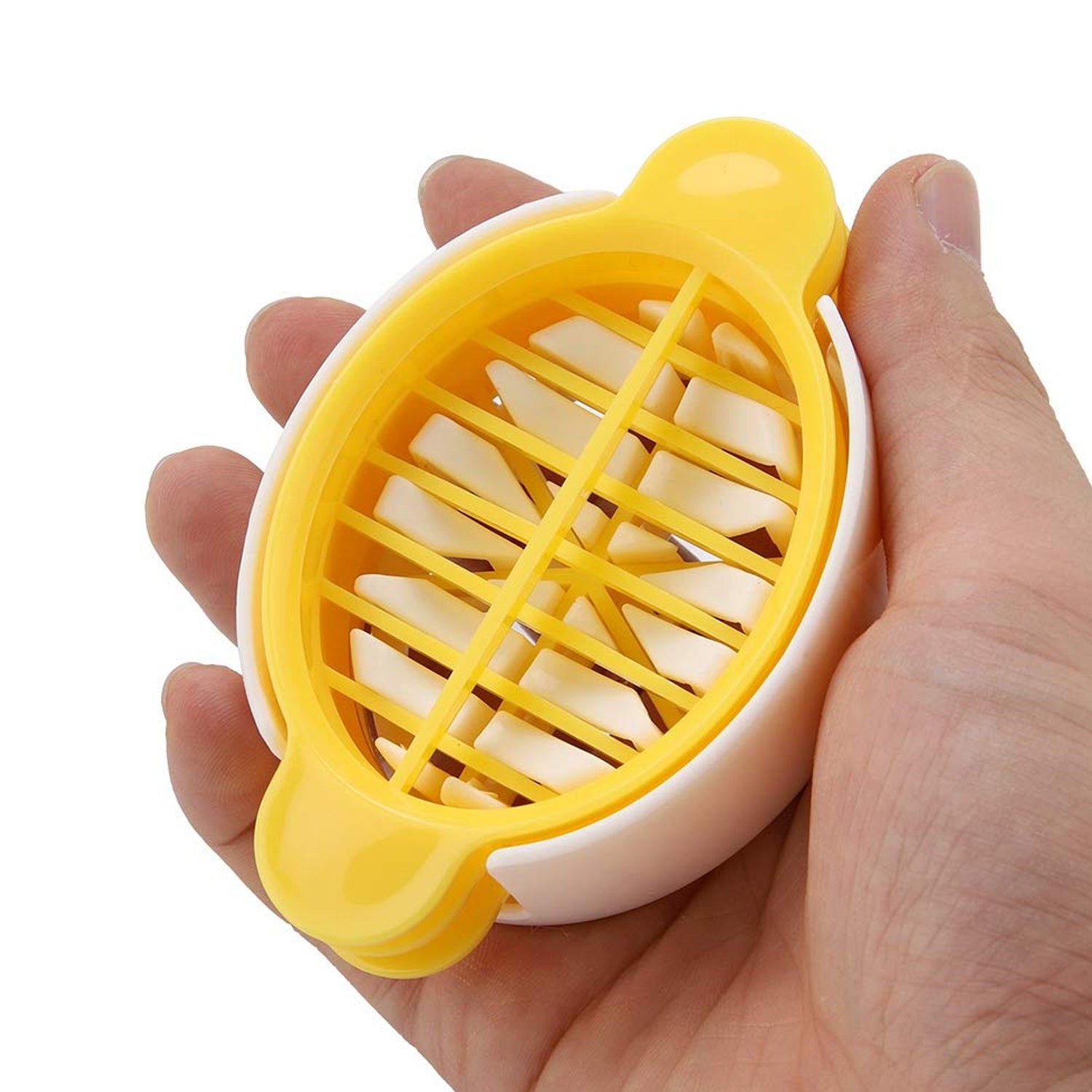 Egg Slicer, 3 in 1 Boiled Egg Slicer, Egg Slicer, Preserved Egg Slicer, Home Restaurant Kitchen Tool (1 Pc)