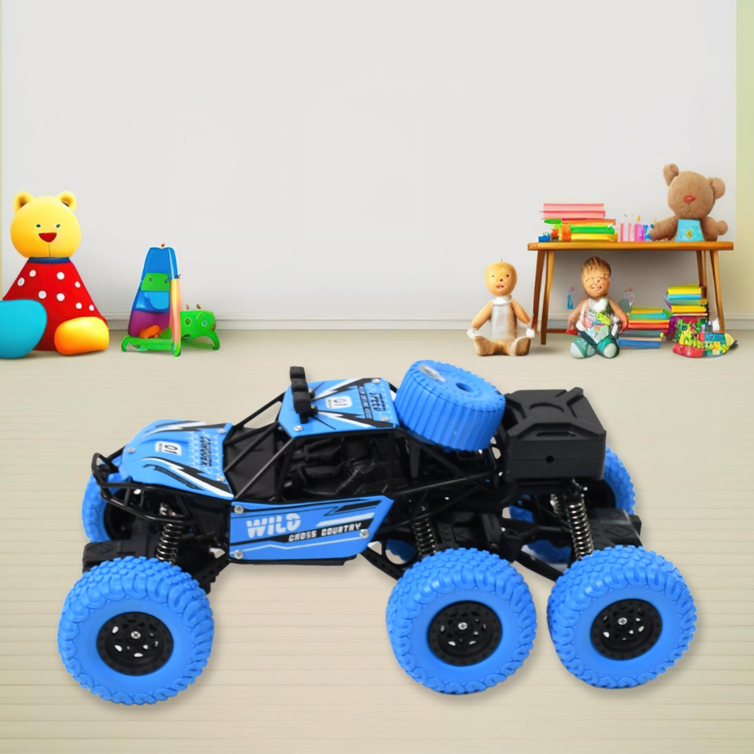 Rock Climber Car, 8 Wheels Climbing Car (1 Pc / Remote Battery Not Included)