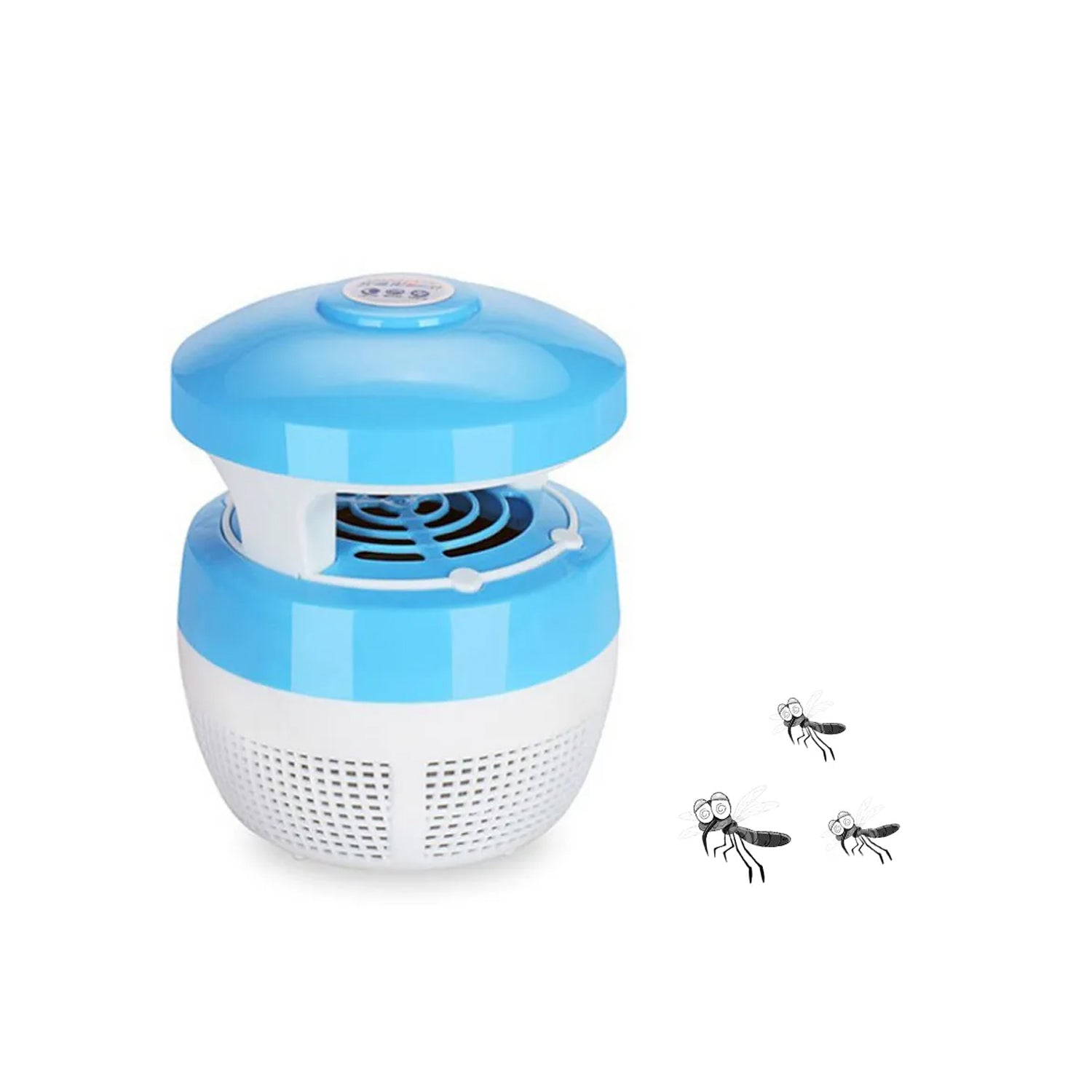 Electric mosquito killer lamp with LED, USB-powered, suitable for indoor use.