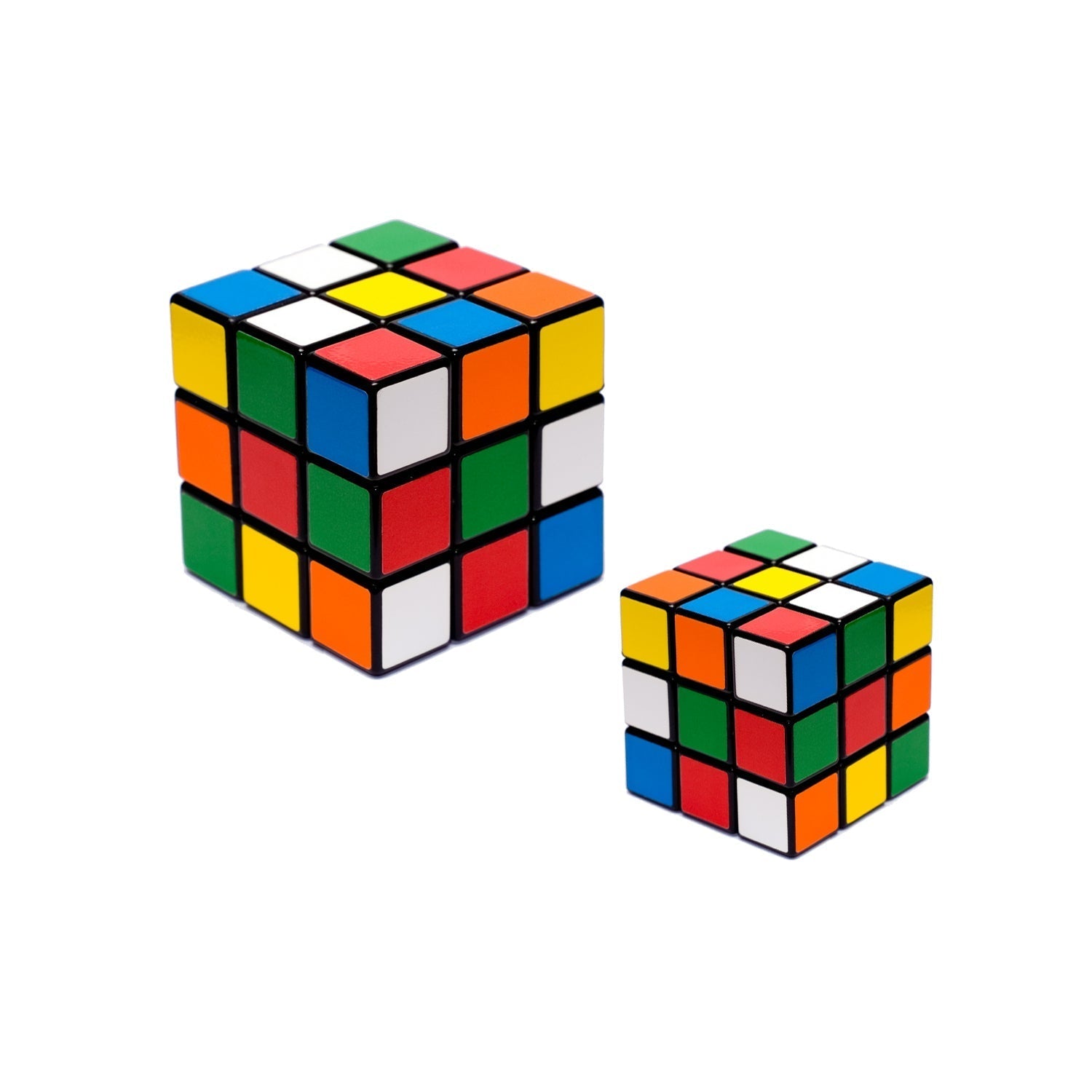 Colorful 3x3 cube puzzles for challenging play