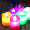 Multicolor LED tealight candles pack