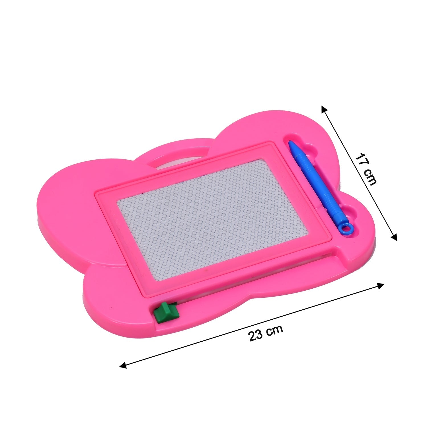 Easy-to-use magnetic drawing board for children with pen and eraser