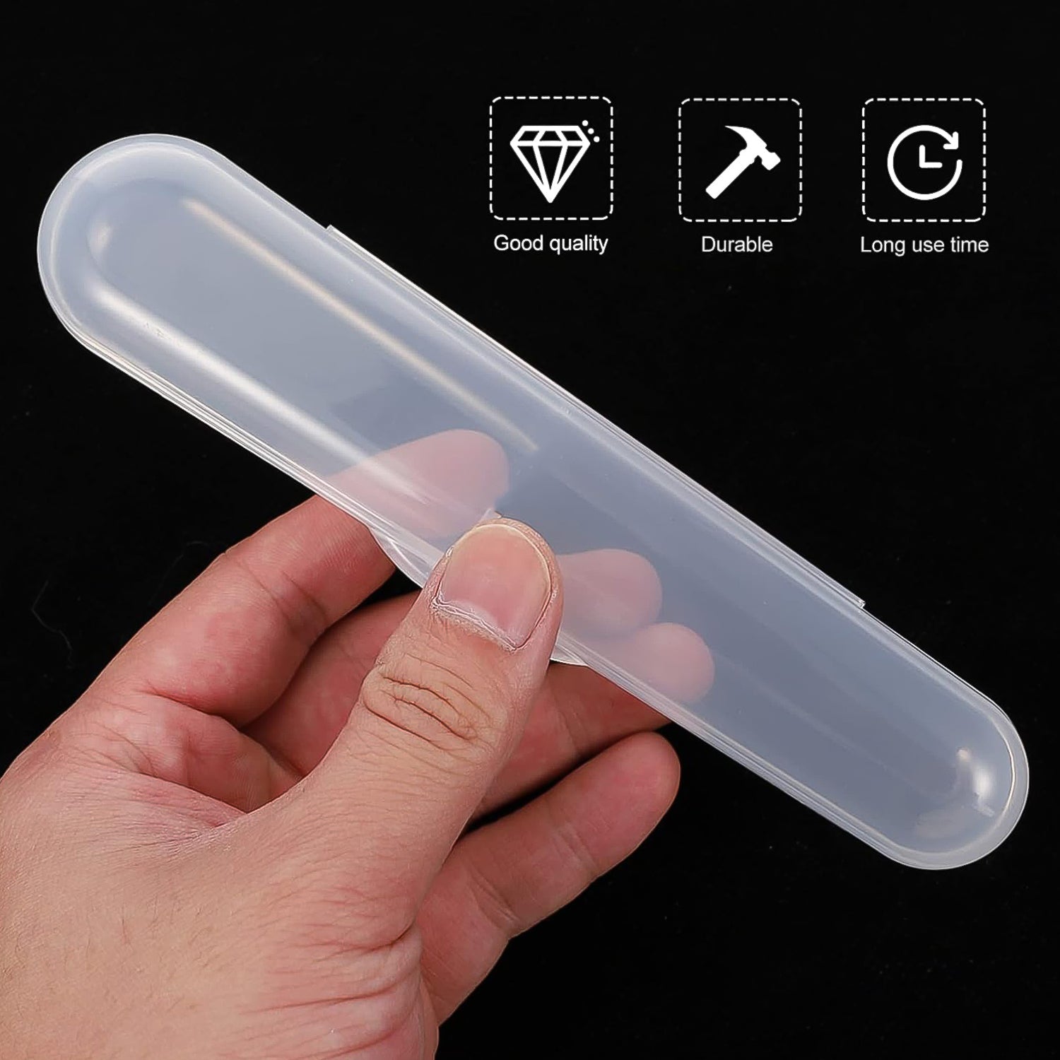 Food Grade Plastic Spoon Storage Box (1 Pc)