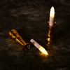 Set of 2 LED flameless candles, indoor decor for events