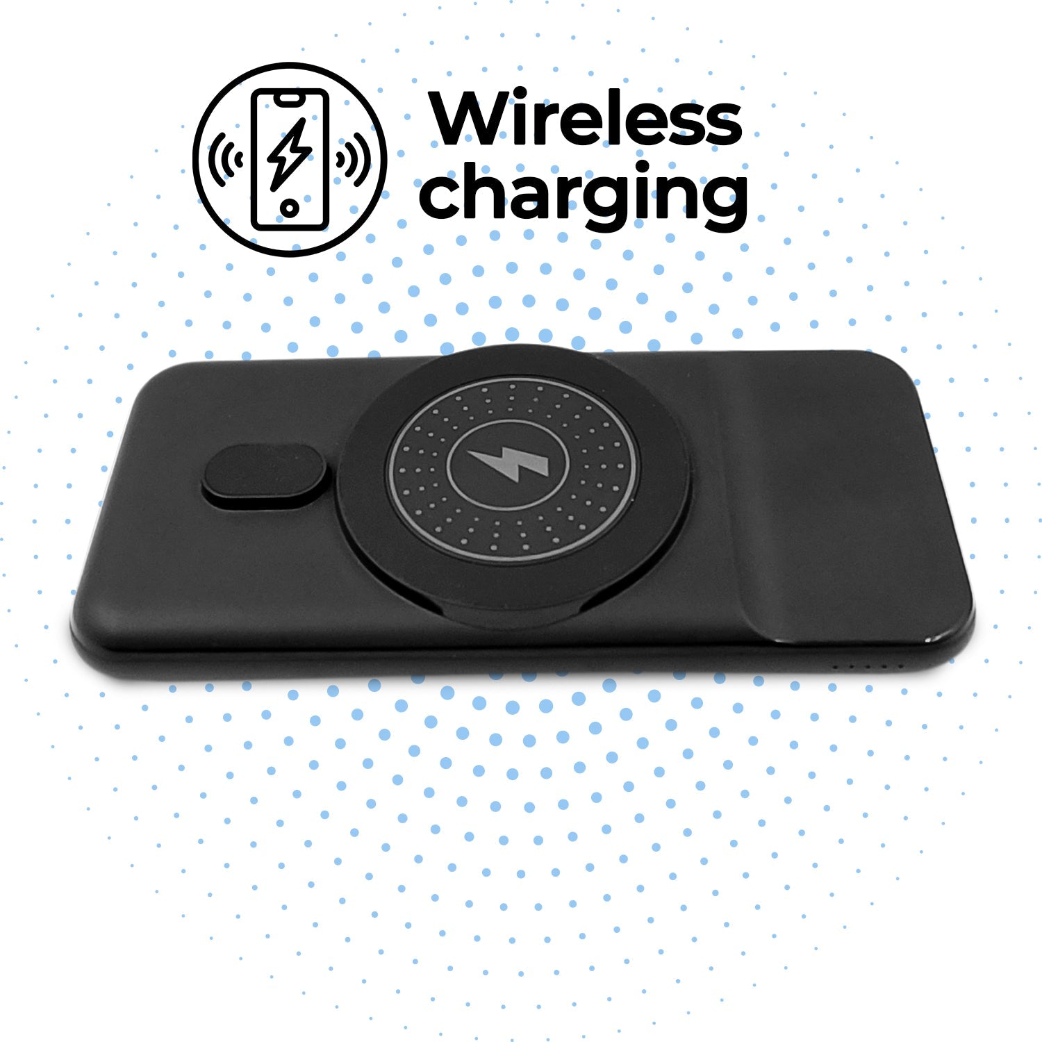 Fast Charging Magnetic Power Bank Portable Wireless & 2in1 USB Battery Charger 10000mah (1 Pc)