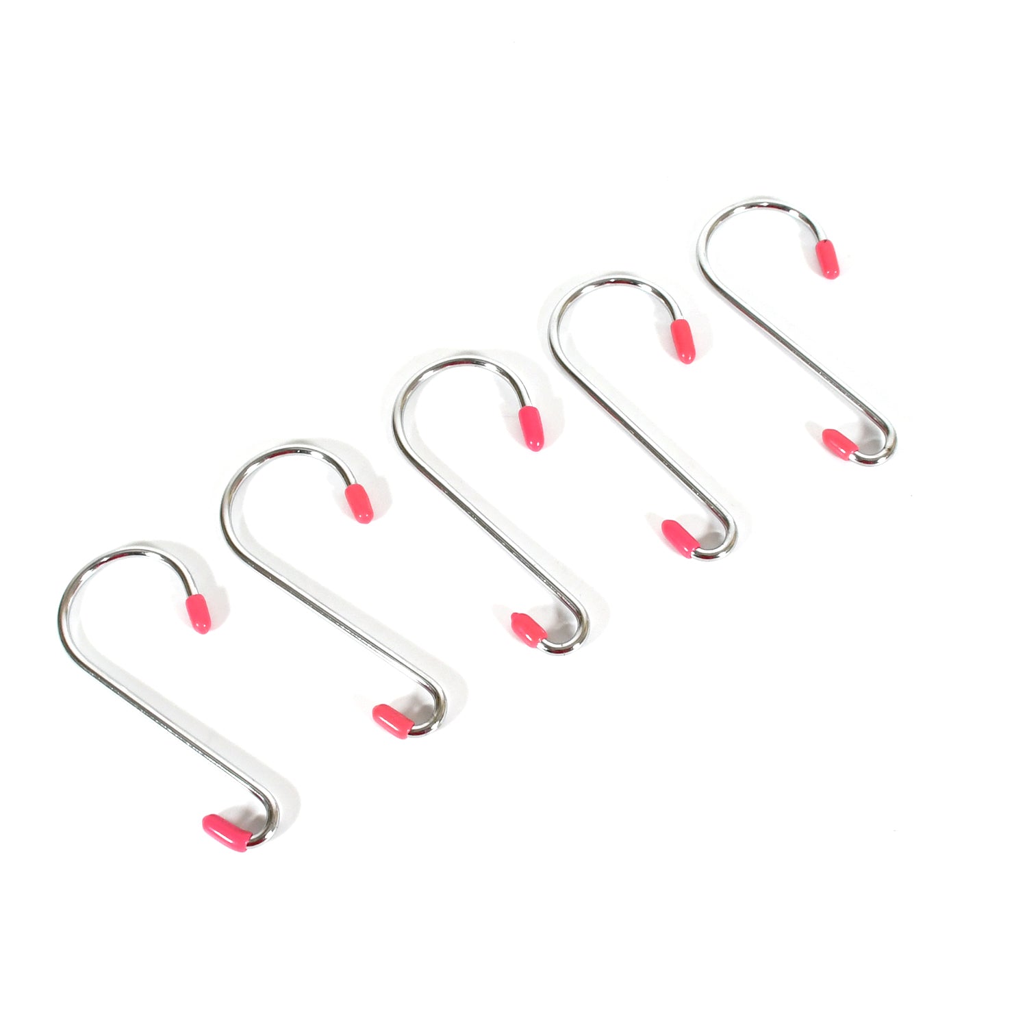 Stainless Steel S-Shaped Hook, Flat Hook, S-Shaped Hook Behind The KitcheDoor , Metal Hook Clothes Hook Kitchenware (5 Pc Set)