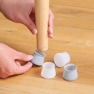 Silicone chair leg caps