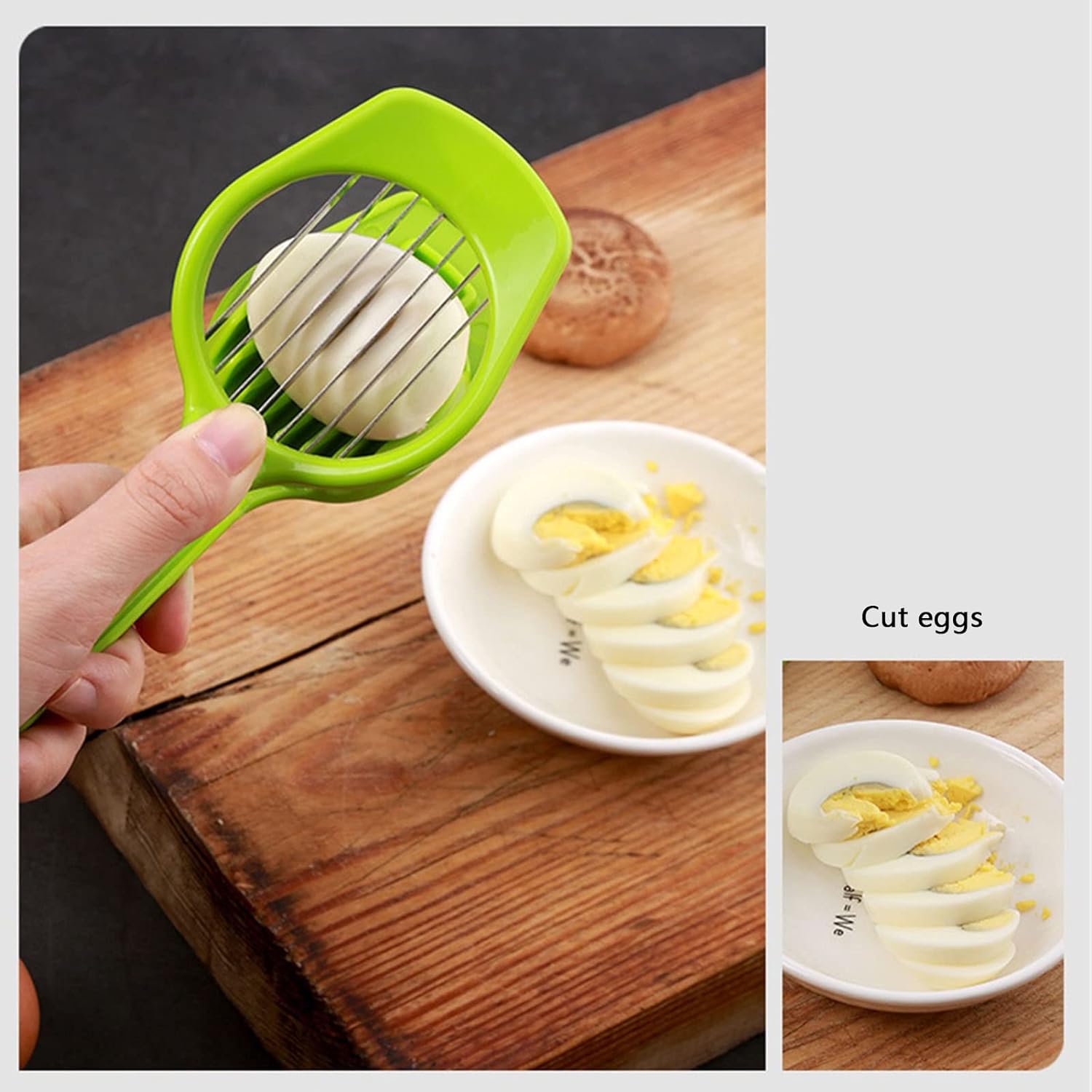 Fruit cutter with multiple slicing options