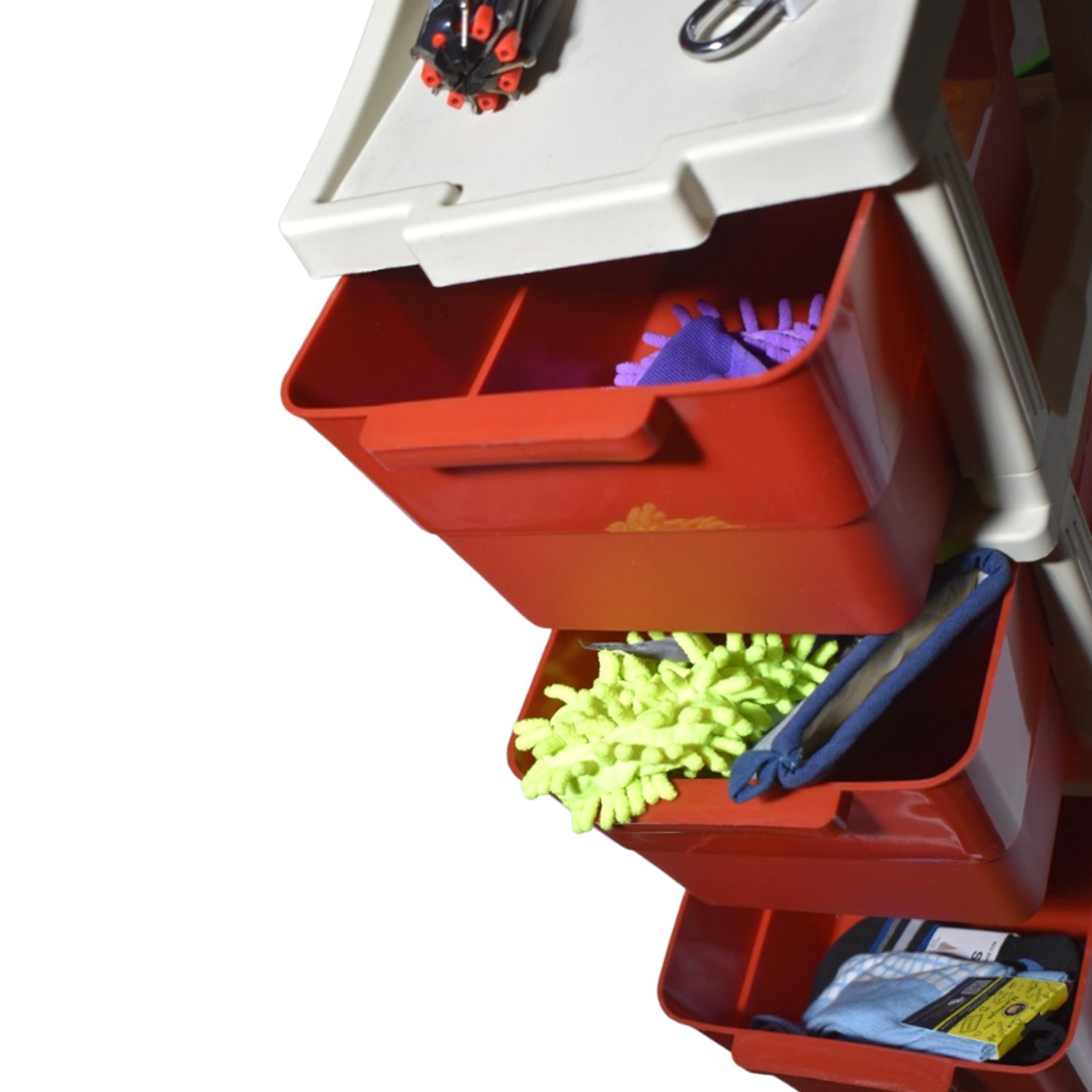 Multi-purpose 3-layer modular drawer system for efficient home and office storage.