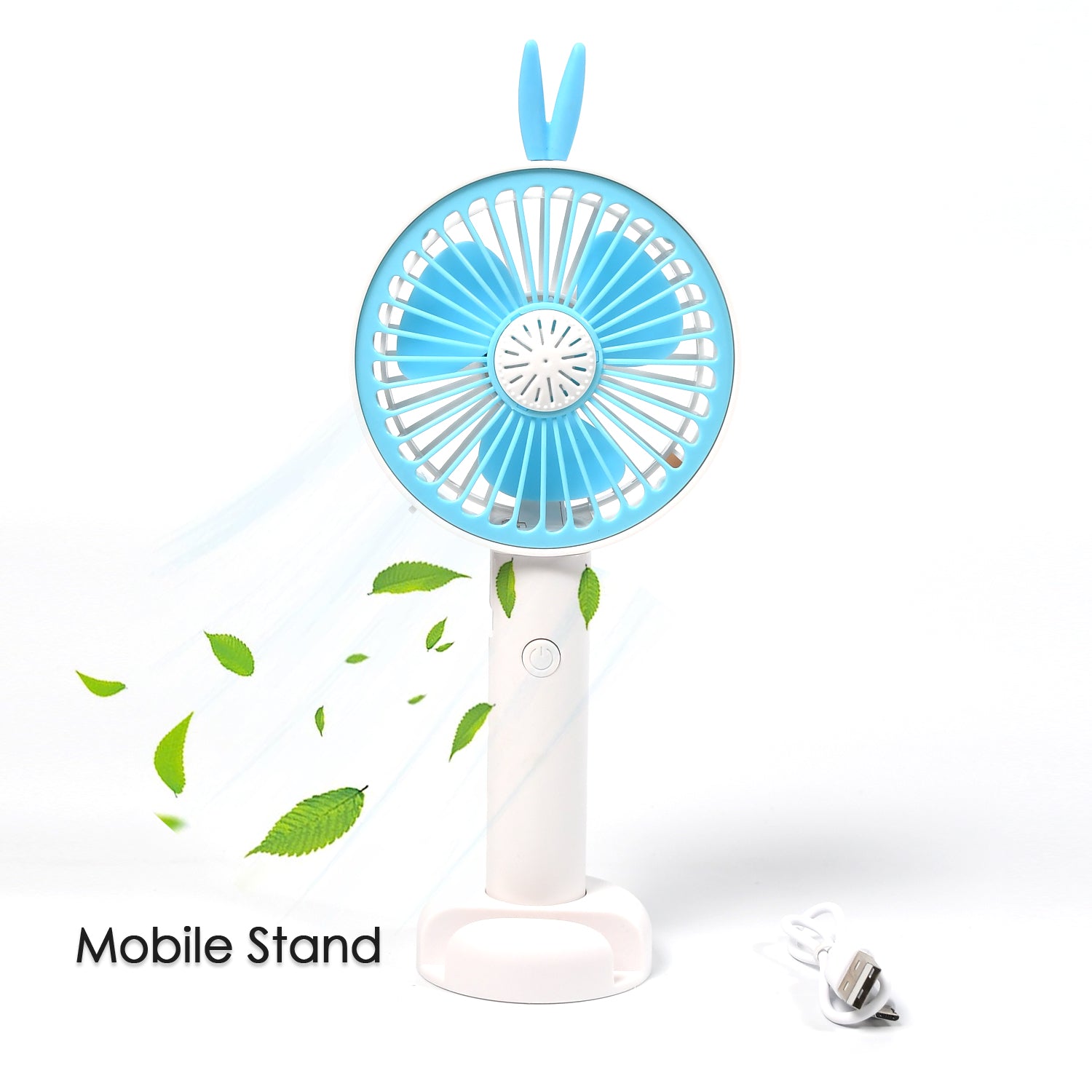 Compact fan with LED light