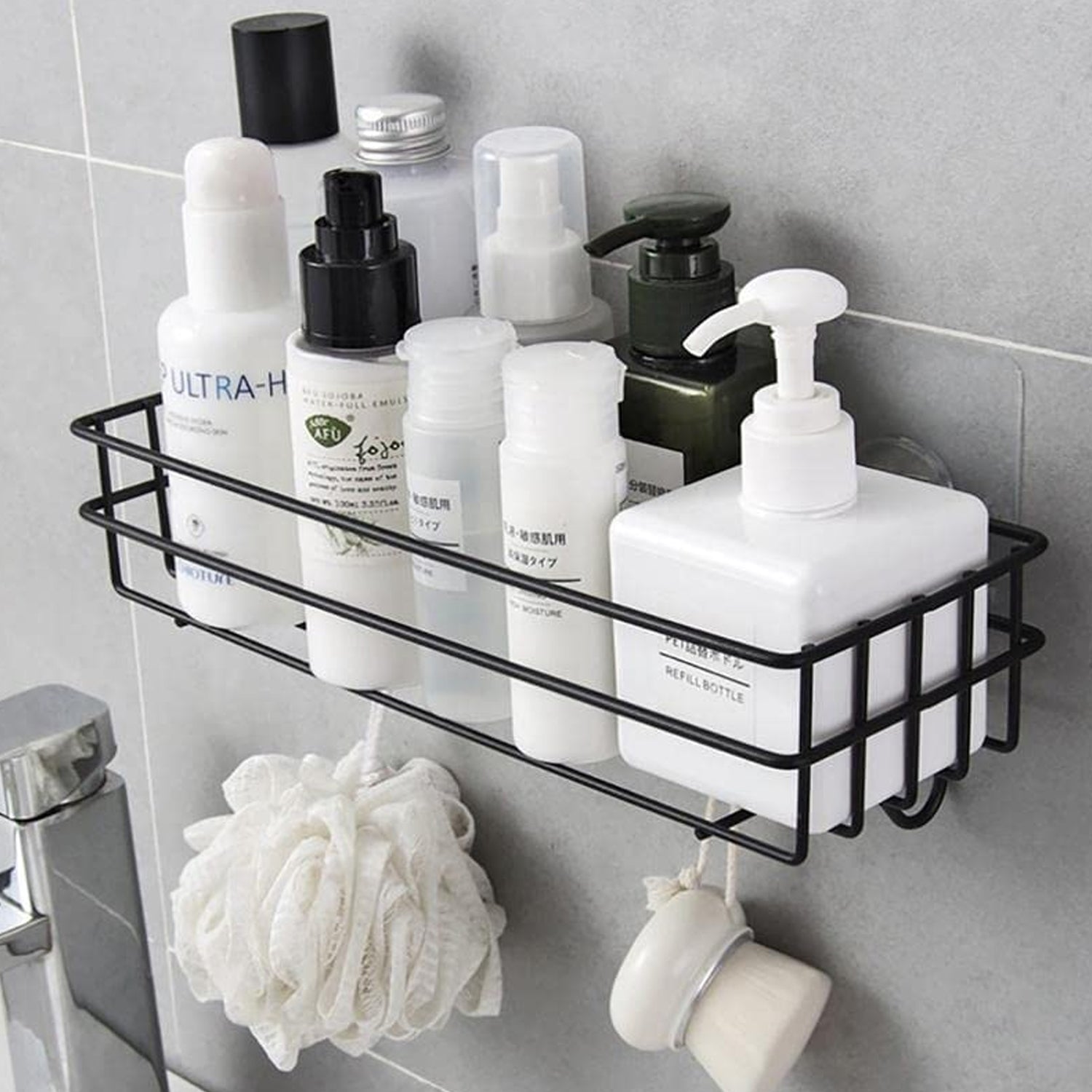 3 in 1 Shower Shelf Rack for storing and holding various household stuffs and items etc.