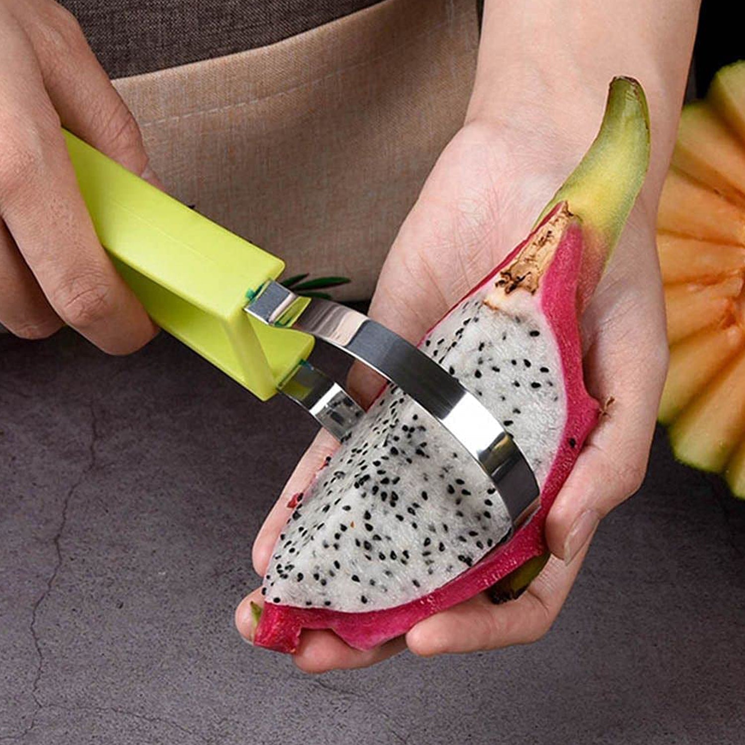 4-in-1 Stainless Steel Fruit Baller & Scooper