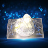 Unique plastic night light with iceberg design and flameless LED