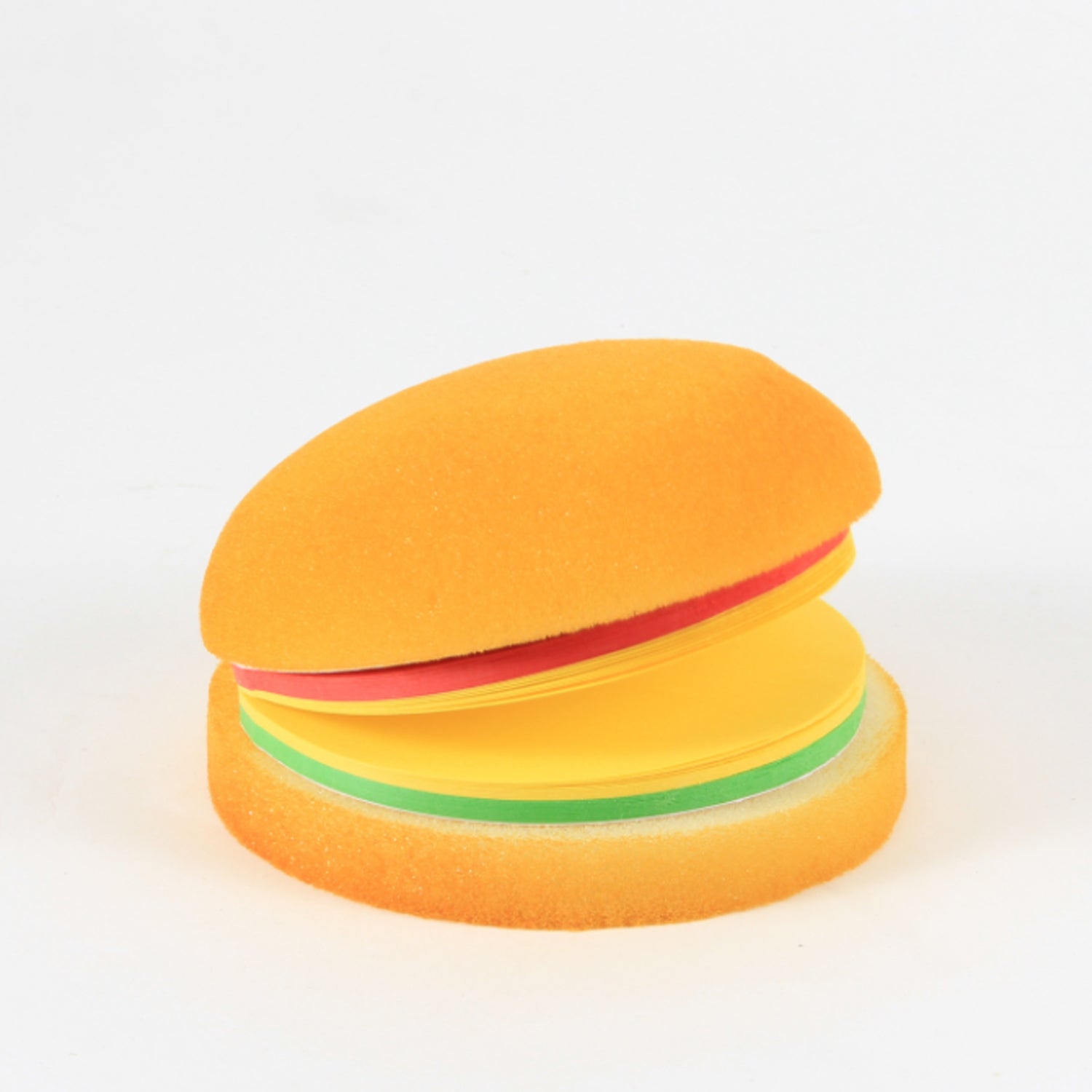 Burger-shaped sticky notes, unique mini memo pads