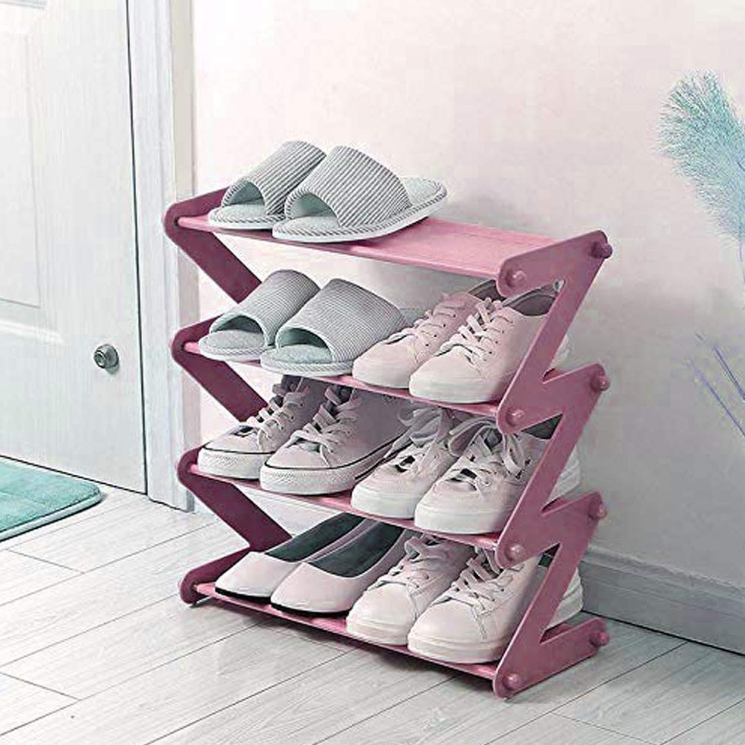 Shoe Rack Z-Shaped Four Layer (1 Pc / 4 Layer)