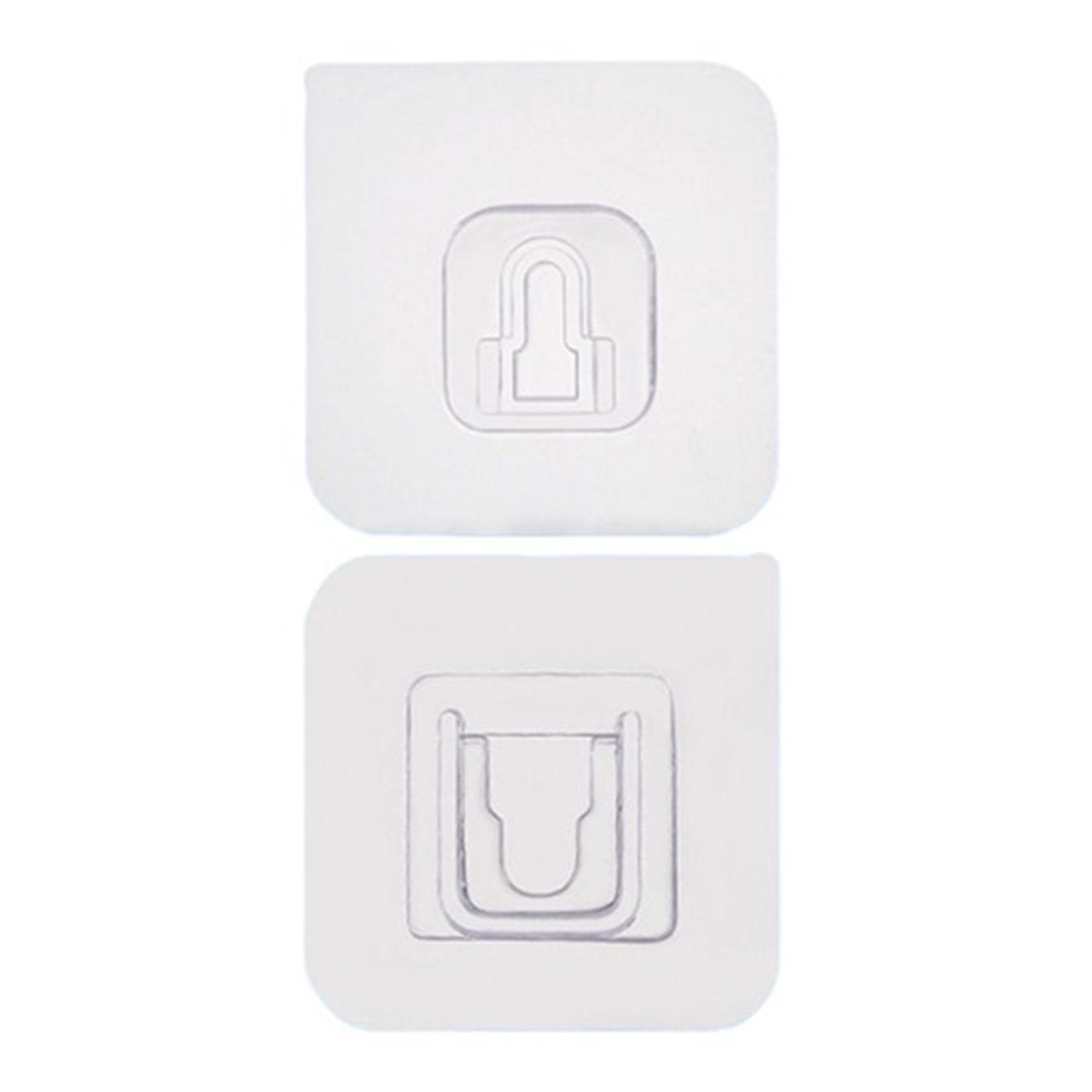 Adhesive wall hooks, pack of 20, heavy duty and easy to install.