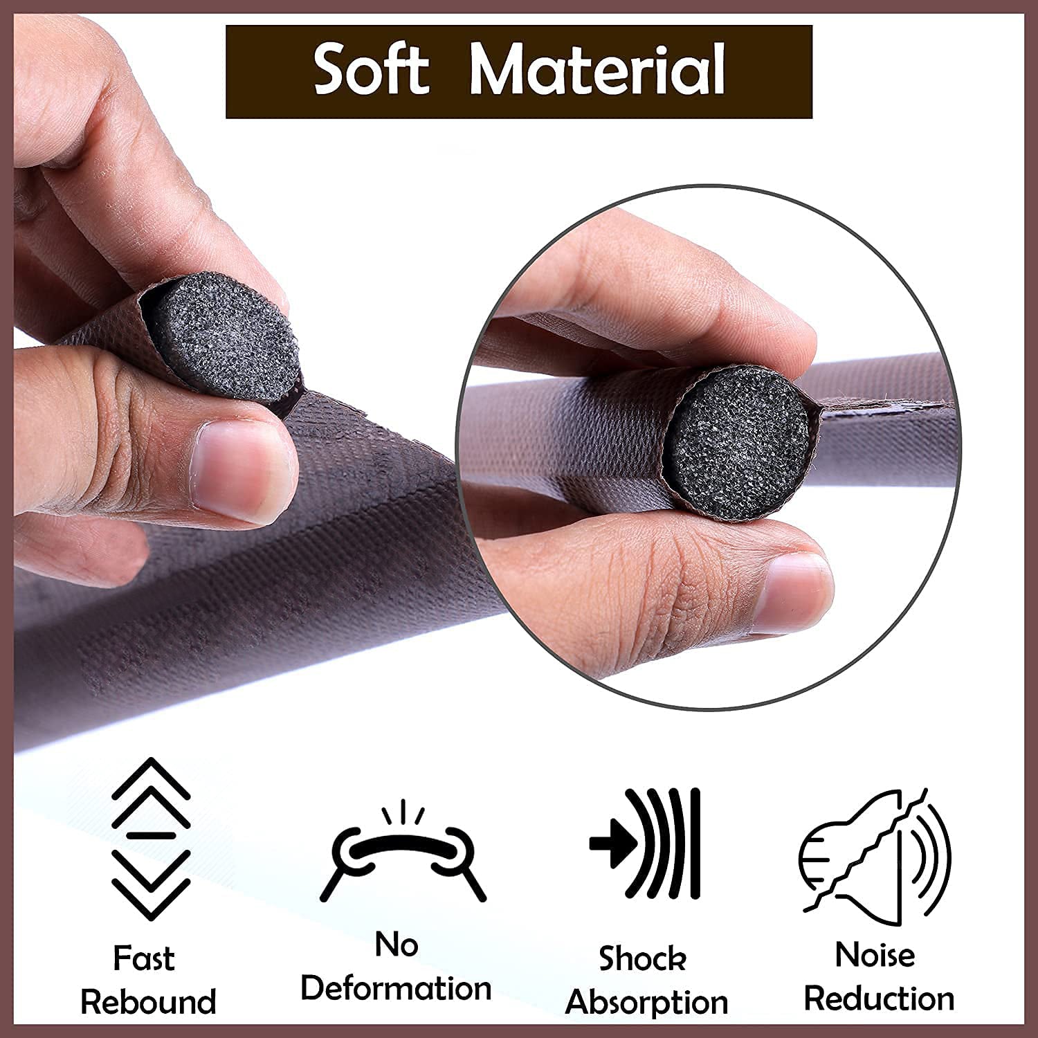 Draft stopper with twin design for improved insulation