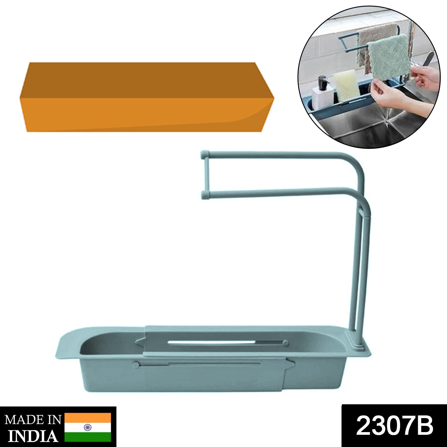 Adjustable sink organizer for various needs