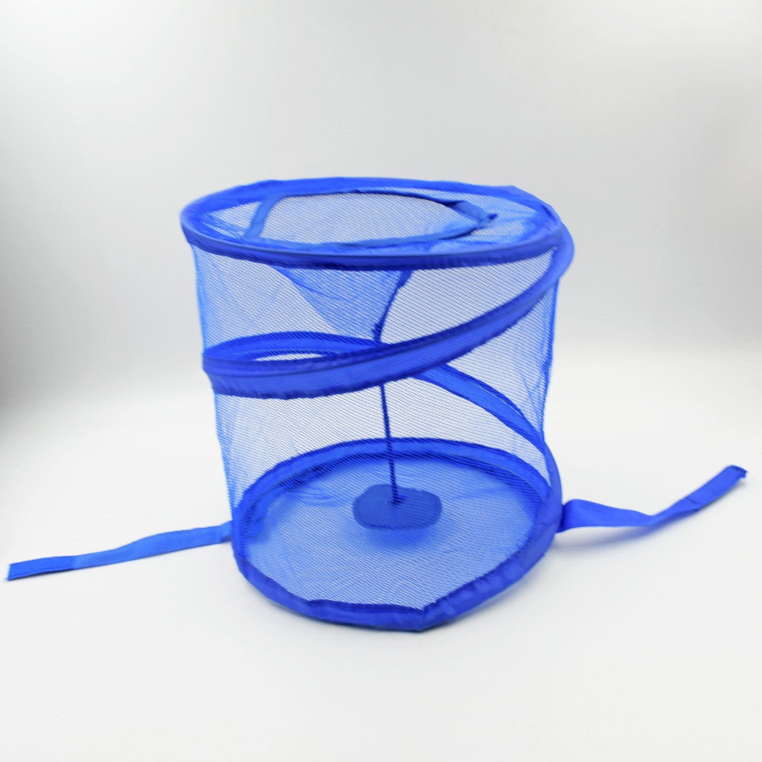 Cylindrical dirty clothes basket for home