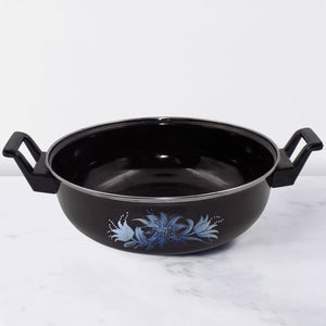 Small traditional cast iron kadai for cooking