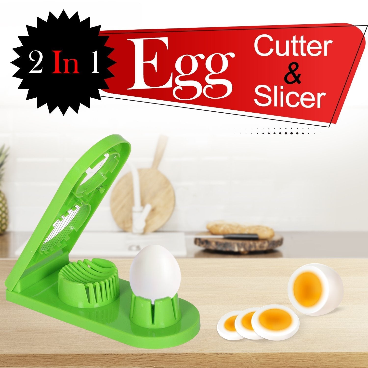 Egg cutter/slicer with various segment options