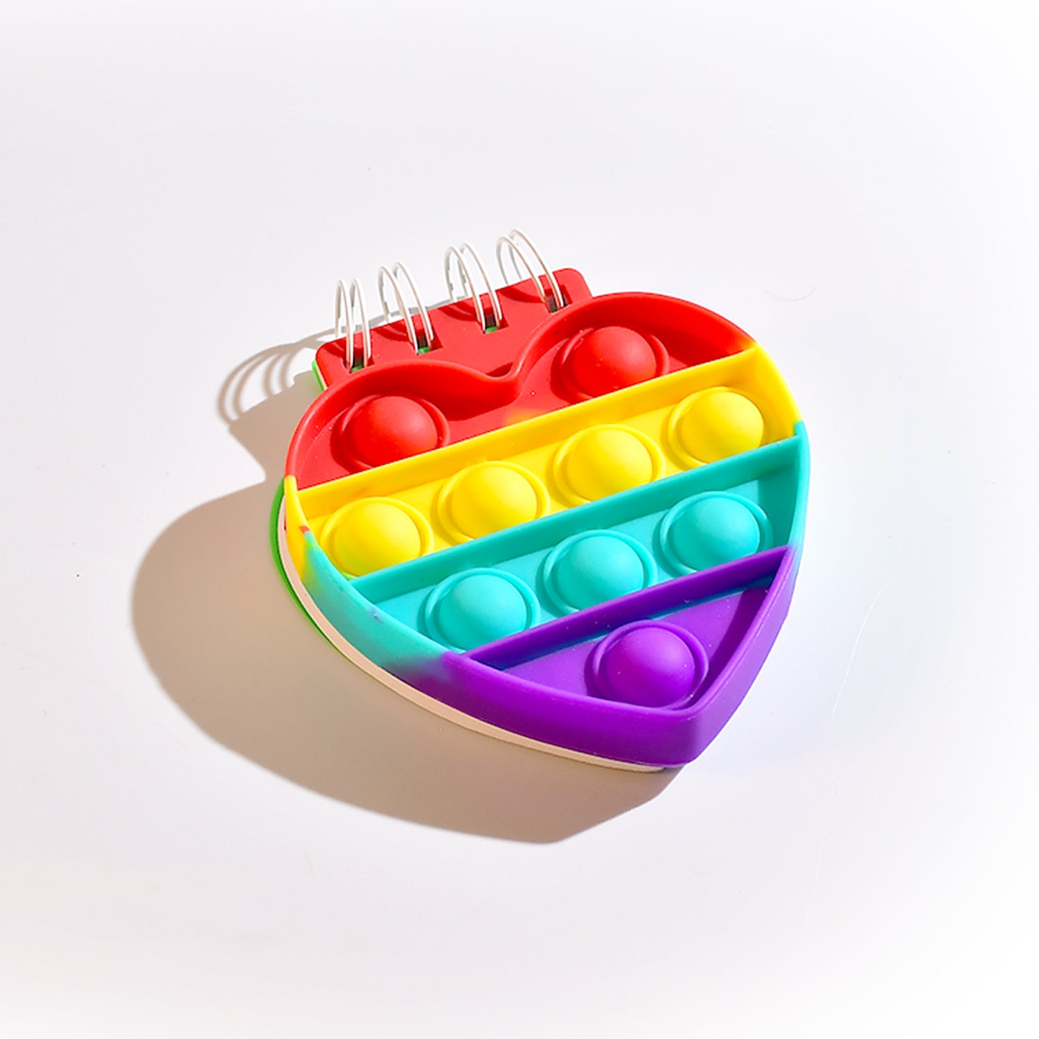 Heart shaped Pop It fidget book