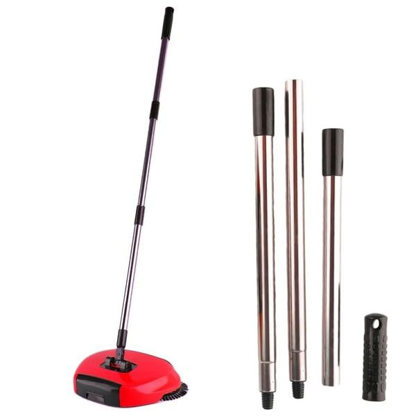 Dust cleaning mop with broom and pan