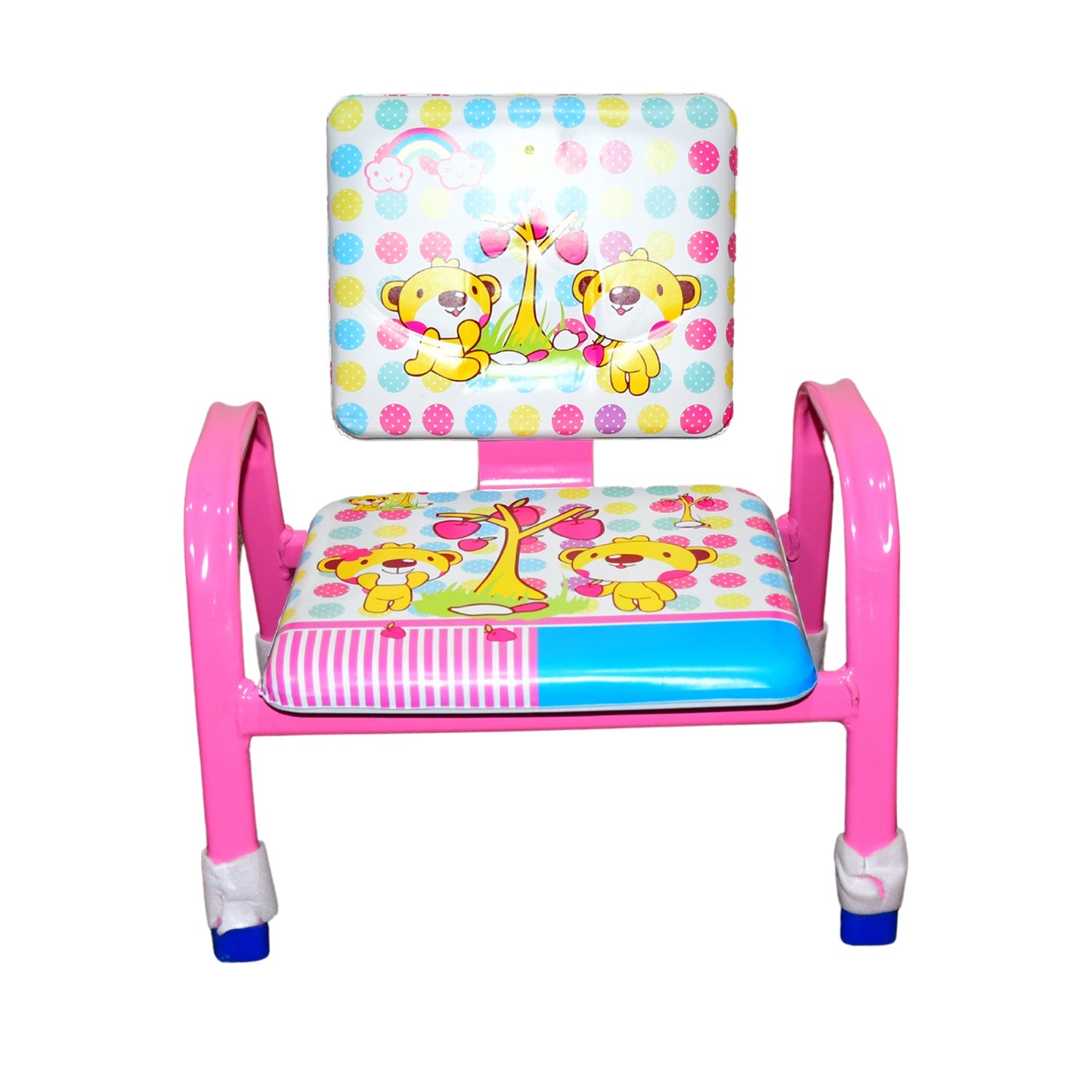 Cartoon Baby Chair Strong Steel Cushion & Comfortable Baby Chair High Quality Chair (1 Pc)