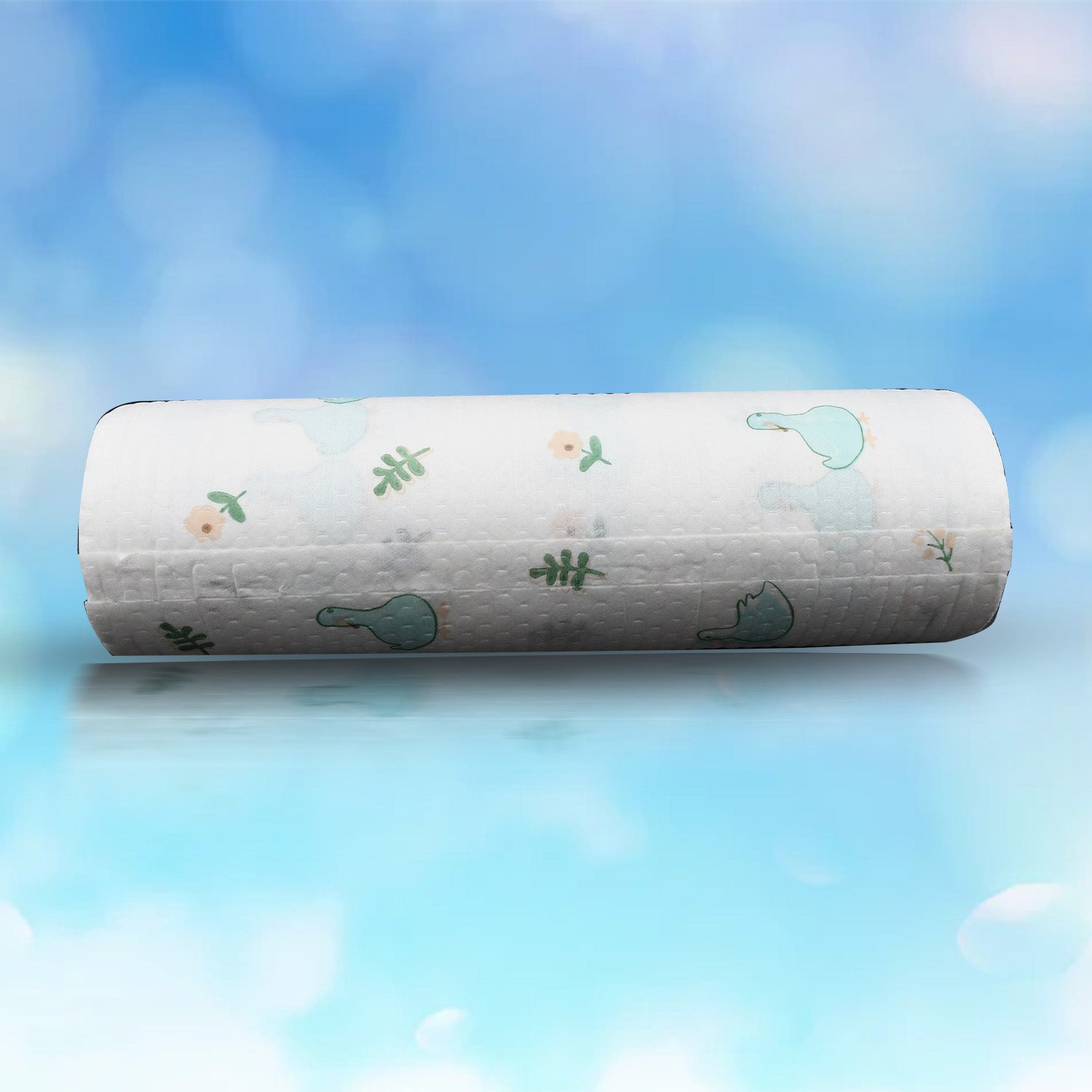 Reusable kitchen tissue roll, printed, non-stick, 45 sheets.