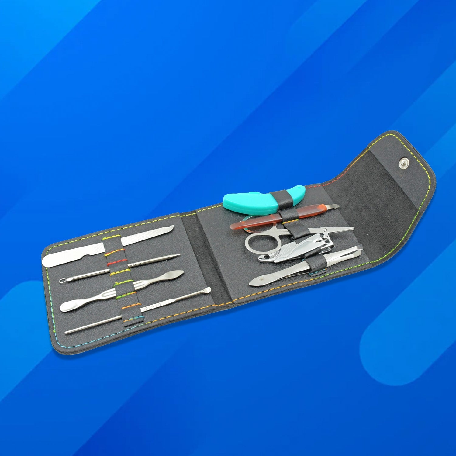 Nail clipper set with stainless steel tools