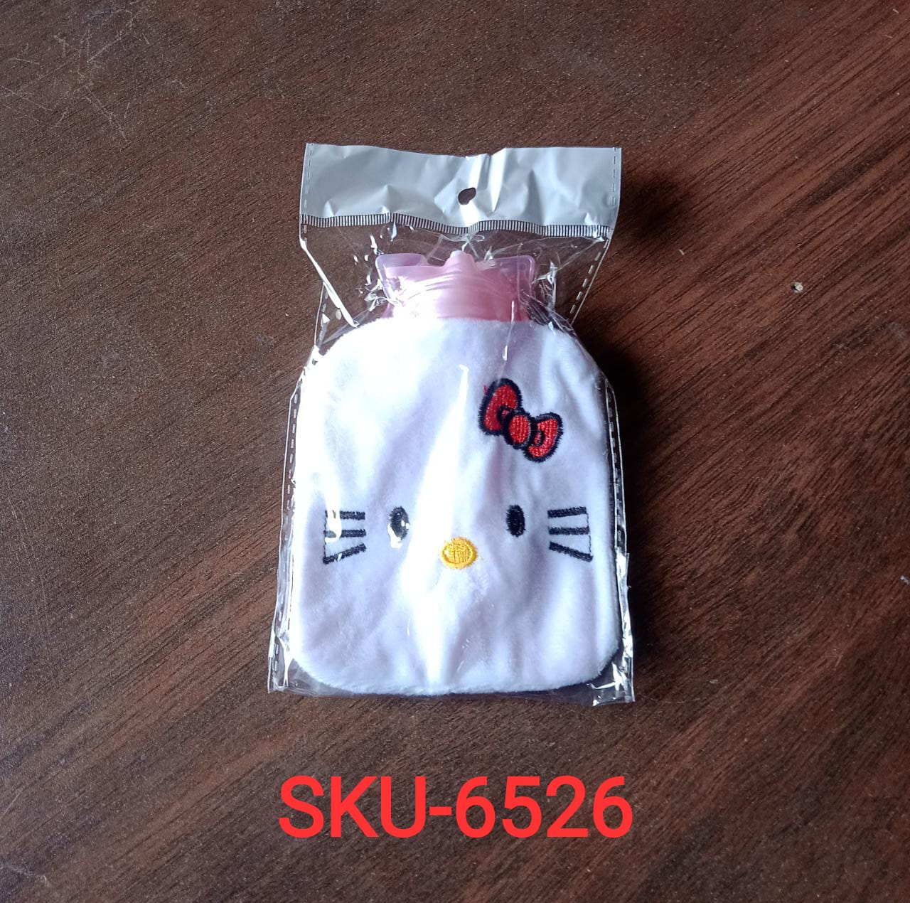 Hello Kitty hot water bottle with cover for pain relief