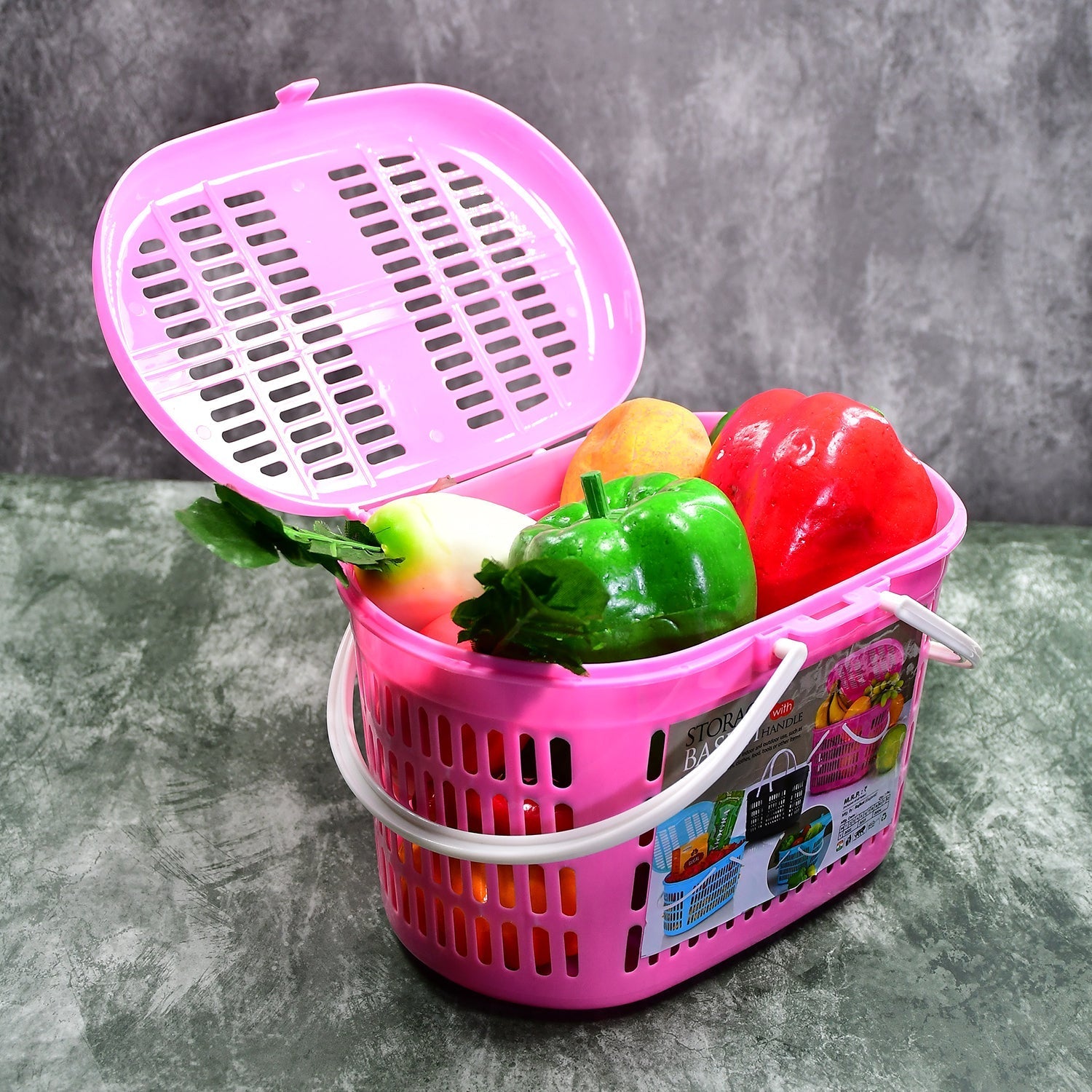 Multi-use basket for storing items or picnicking