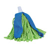 Microfiber cone mop and cone broom for cleaning dusty and wet surfaces, various angles.