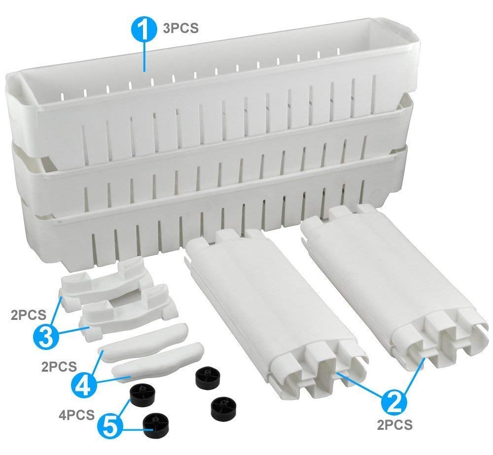 Three-layer rack detail