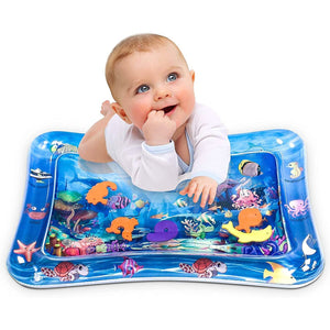 Inflatable water play mat for infants