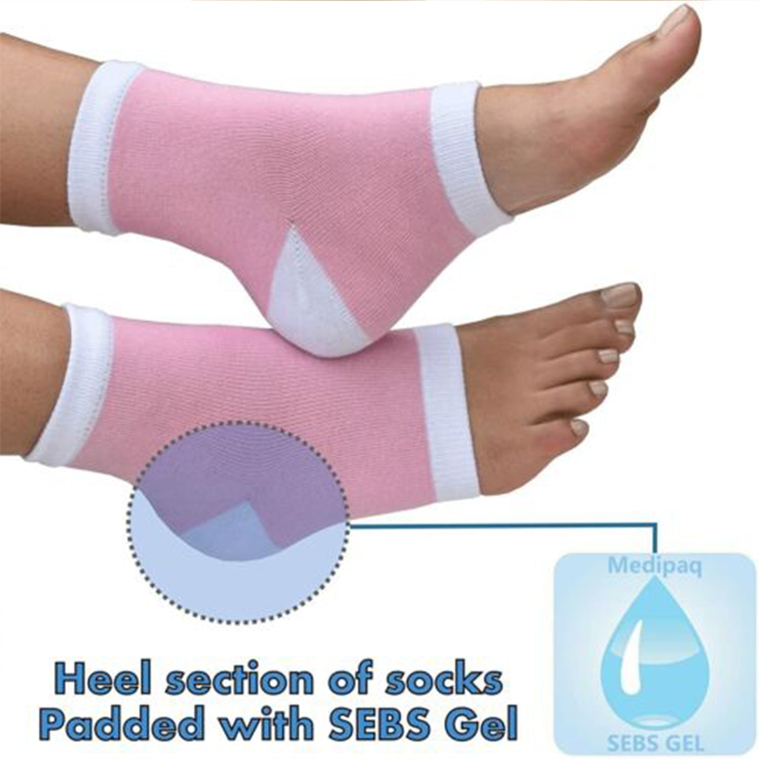 Open toe socks with soft fabric, ideal for dry skin