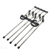 Adjustable trouser pants hanger organizer for space-efficient storage