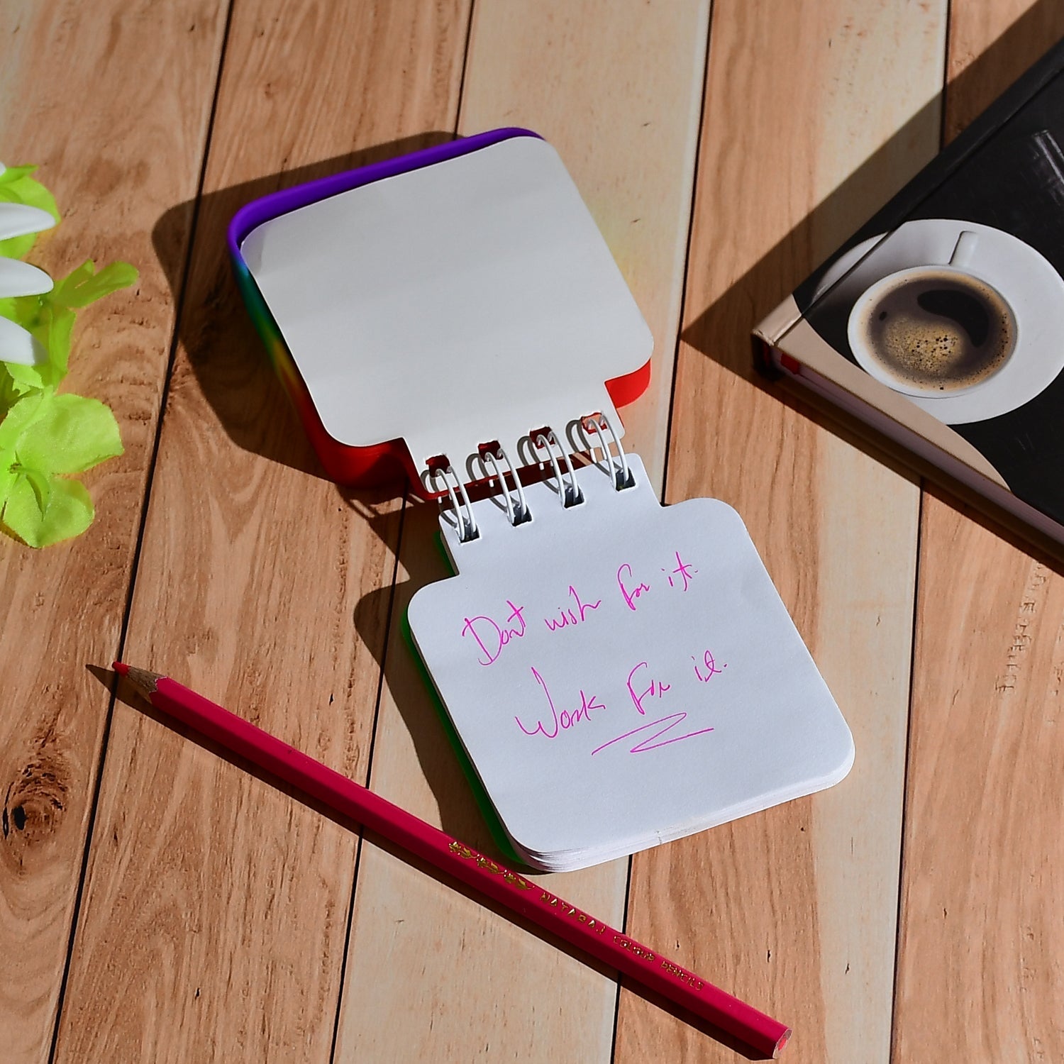 Fidget notebook with bubble push pop