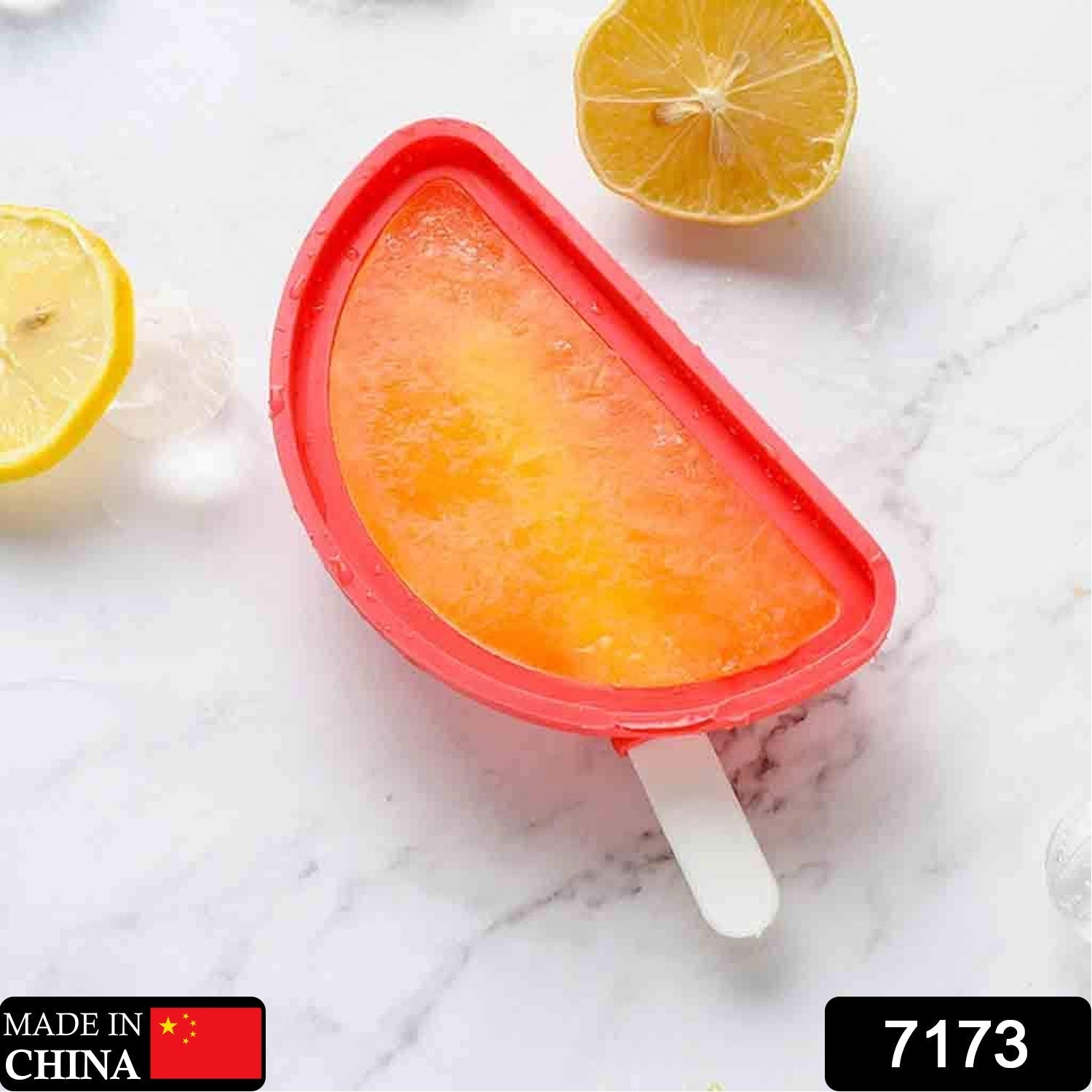 Silicone ice cream mold for watermelon