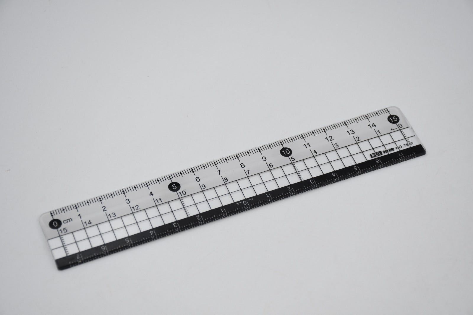 TRANSPARENT RULER, PLASTIC RULERS, FOR SCHOOL CLASSROOM, HOME, OR OFFICE (15 Cm)