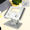 Aluminum Alloy 360°Rotating Bracket, Adjustable Tablet Stand, Portable Foldable Ergonomic Tablet Support