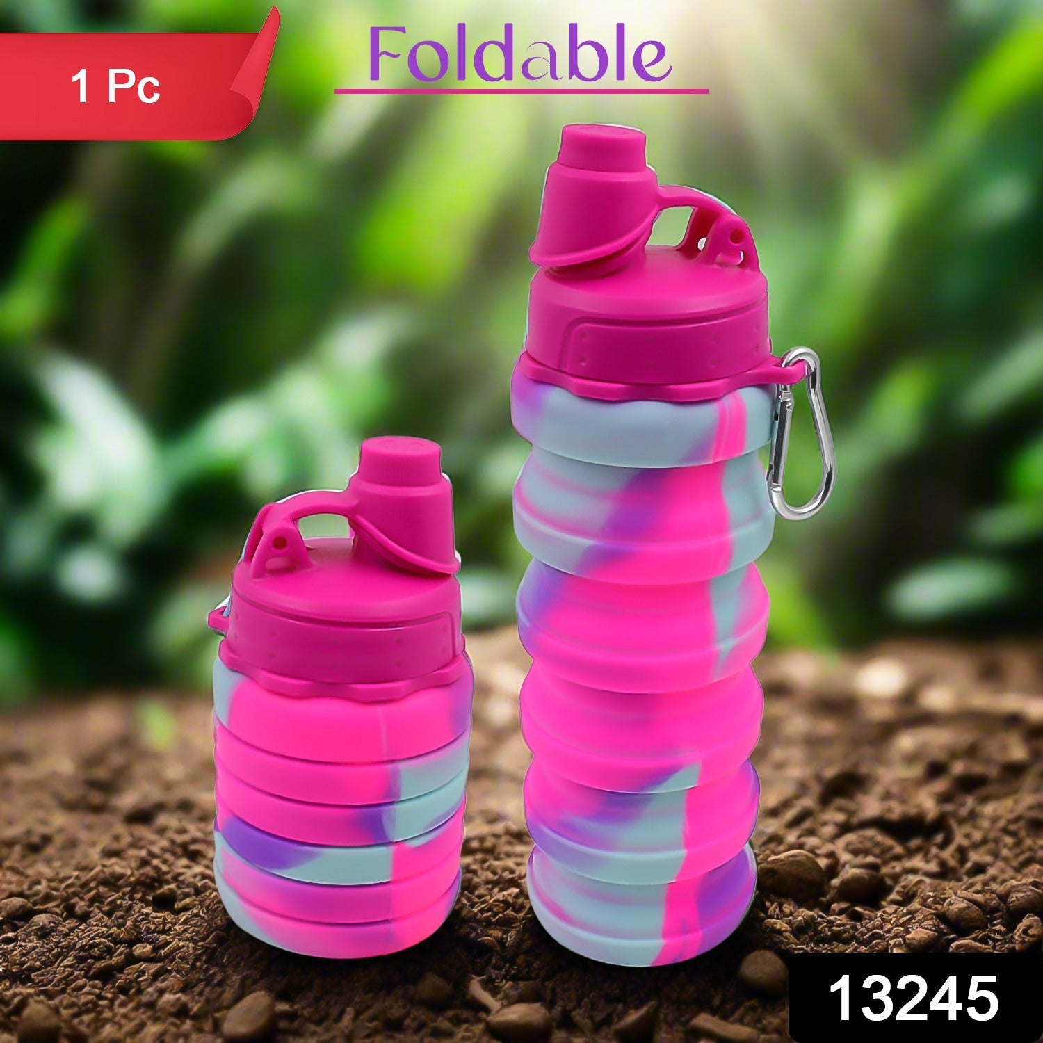 Silicone Foldable Water Bottle