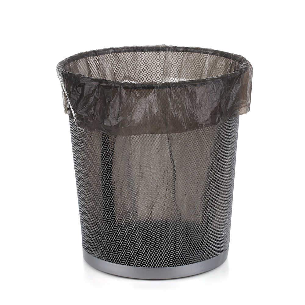 Eco-friendly small black garbage bag (17 x 19 inches) for recycling.