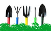 Complete gardening hand tools set