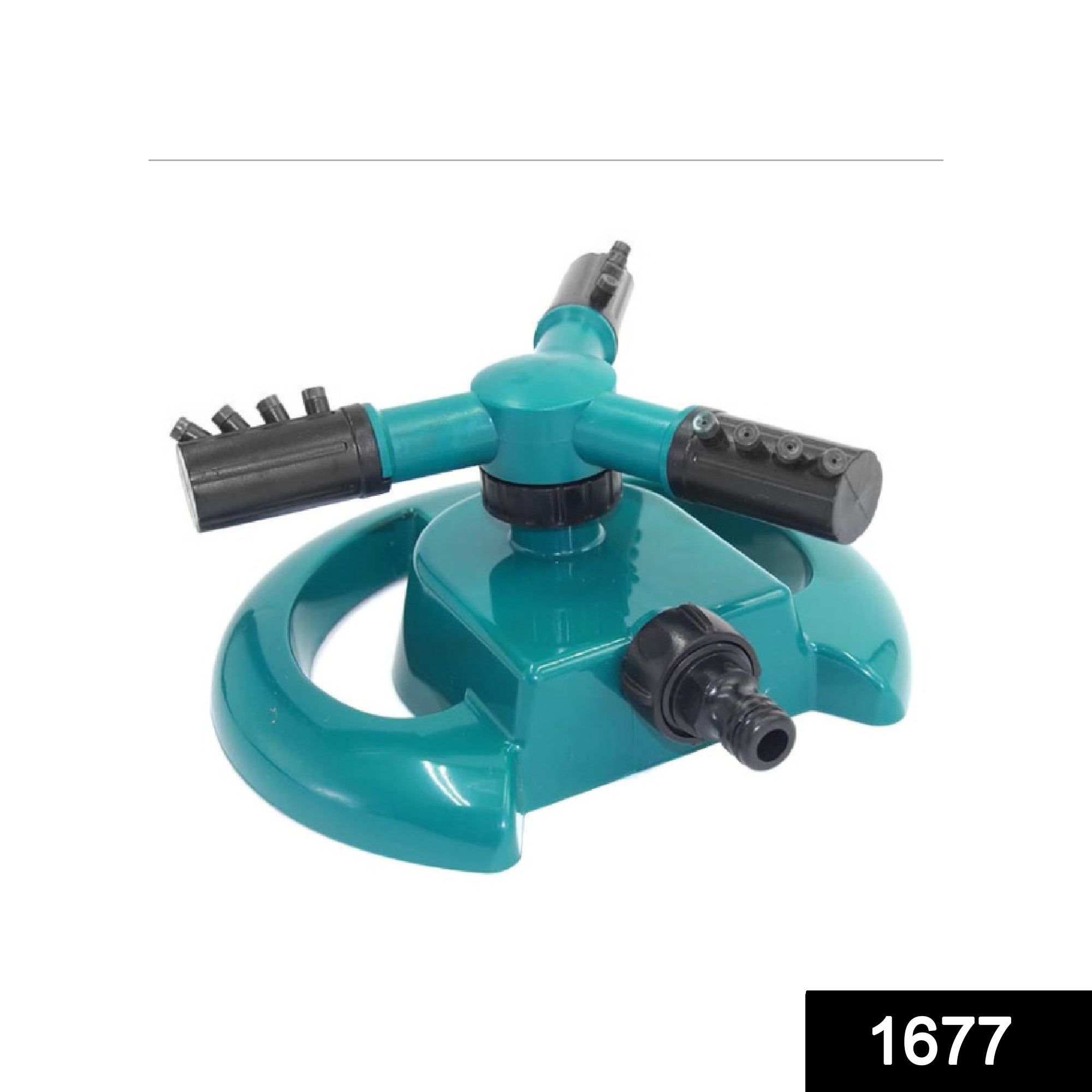 360-degree rotating sprinkler for watering large areas